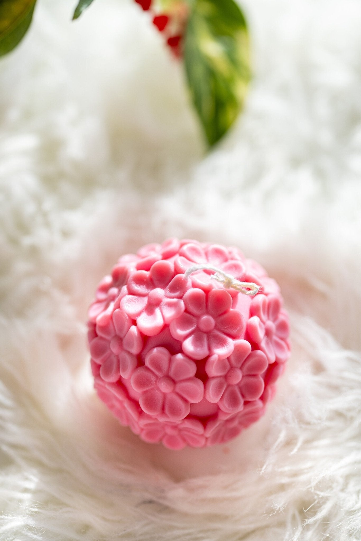 Flower Bowl CandleFlower Shape Candle, Love Candle, Pink Candle,Unique Gift, Valentines Day Gift.