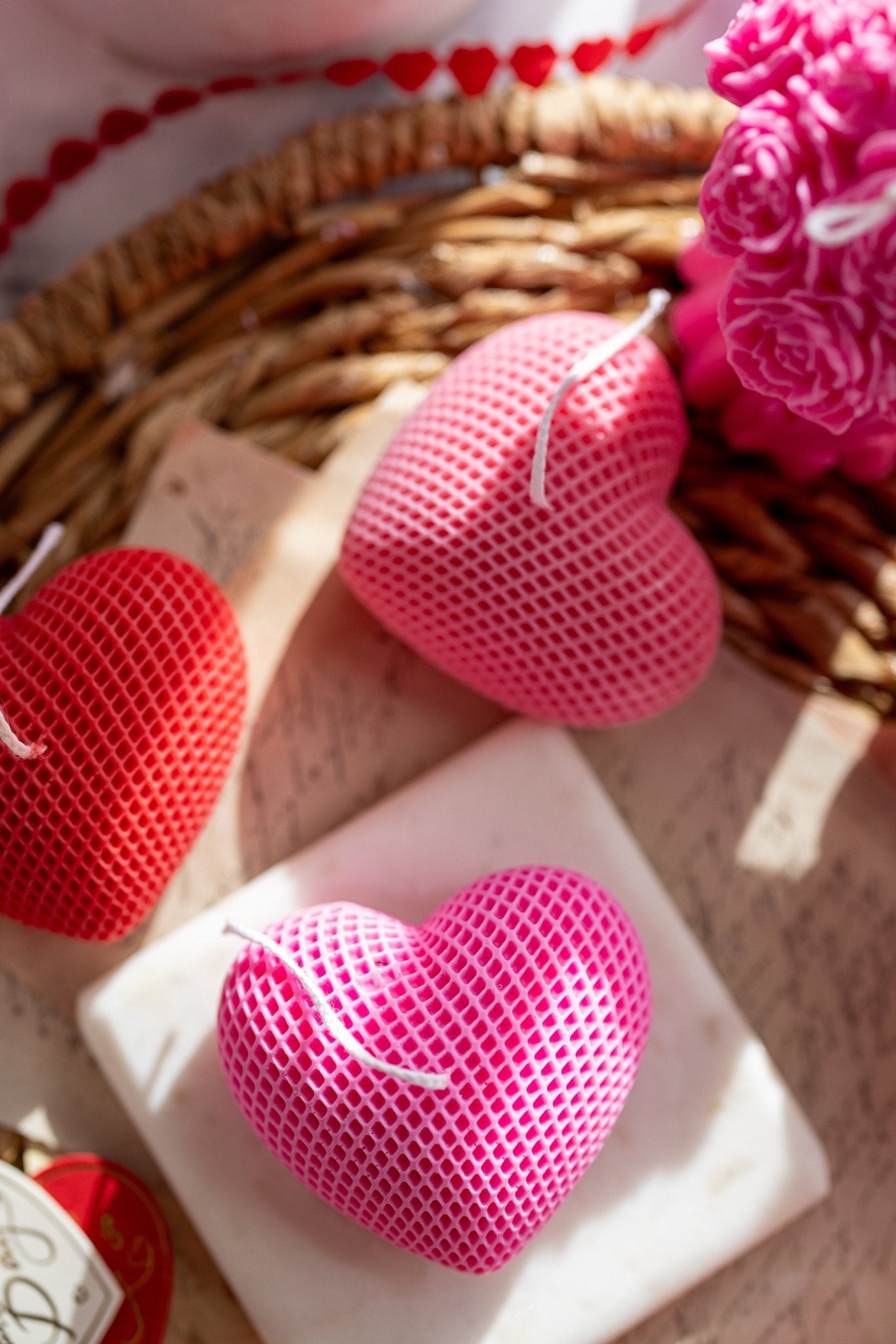 Heart Candles,Pound Heart Candle ,Home and room decor,Organic scent,Wedding and party favors, room aesthetic, Modern candle,Valentines