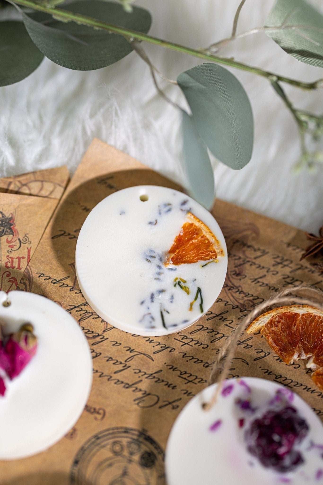 Soy wax sachet Dry Flowers, Scented wax tablets, Wardrobe fragrance, hanging Air freshener, Sachet favors, gift for Woman, for Mom