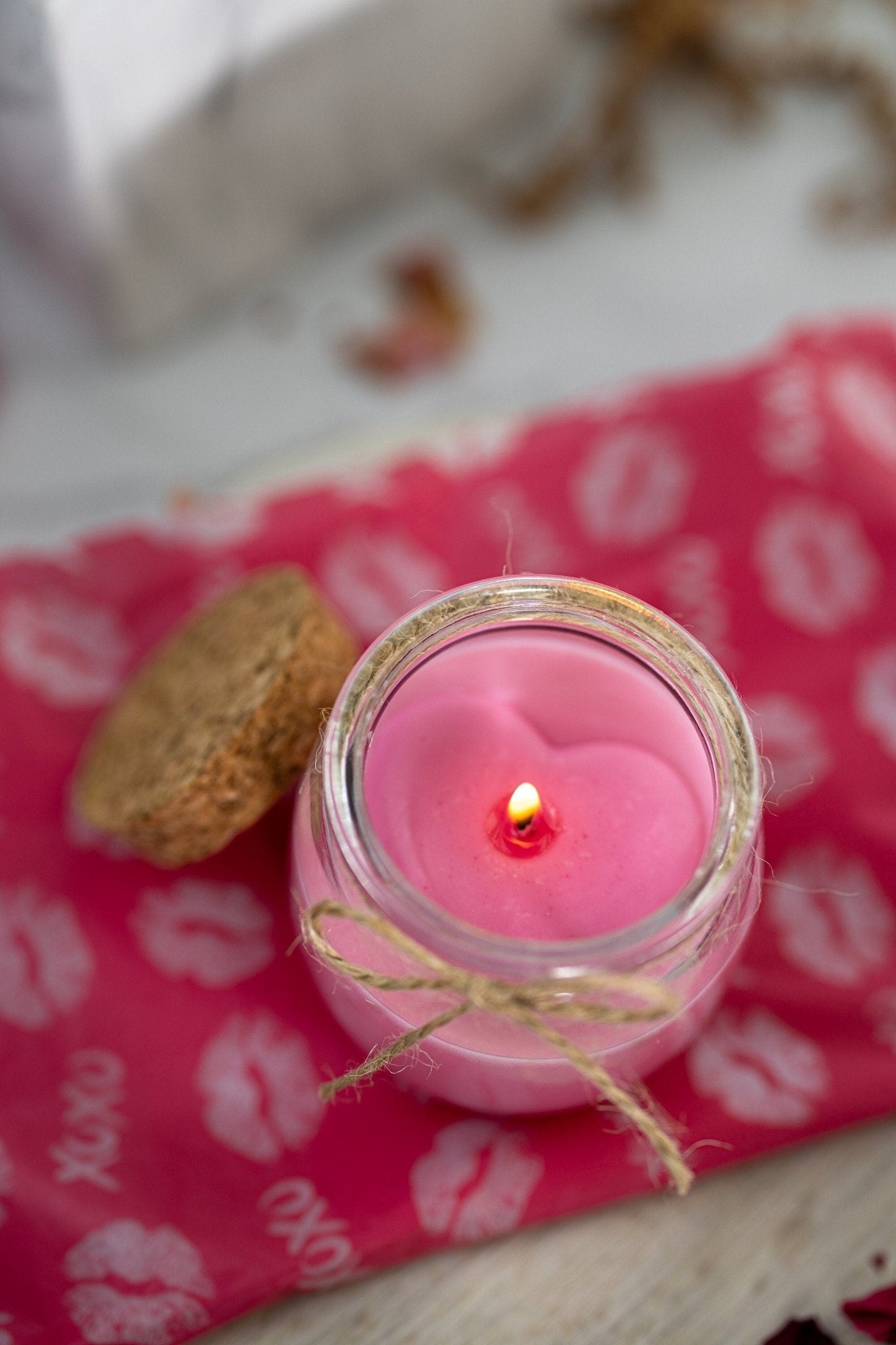 Hidden Message Soy Wax Candle, Love You Secret Message Candle, Romantic Jar Candle Gift,Wedding Candle,Personalized candle