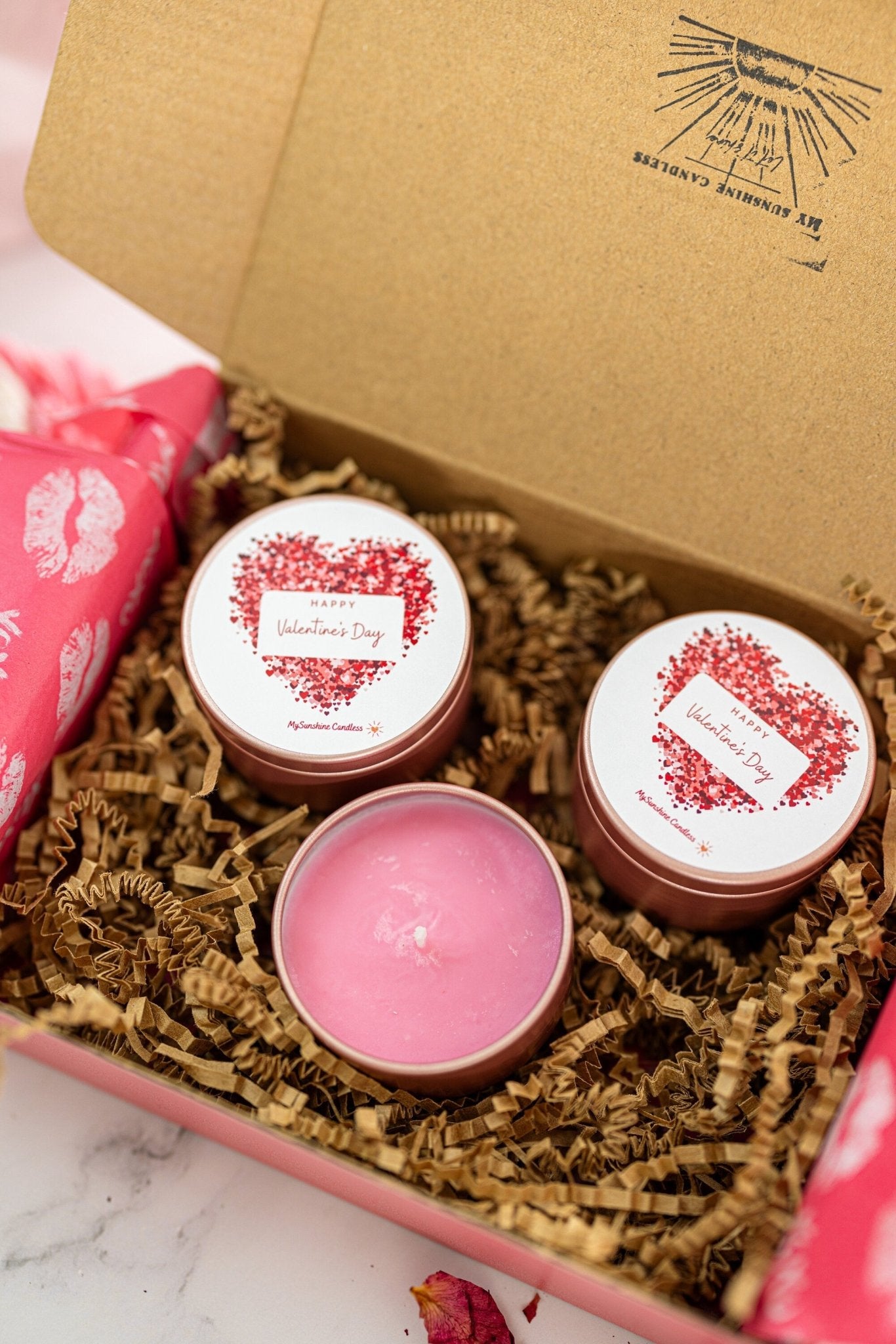 Winter 2024 Small Valentines Candle Bundle Set of 3/Love candle| Valentines day candle | soy candle | gifts