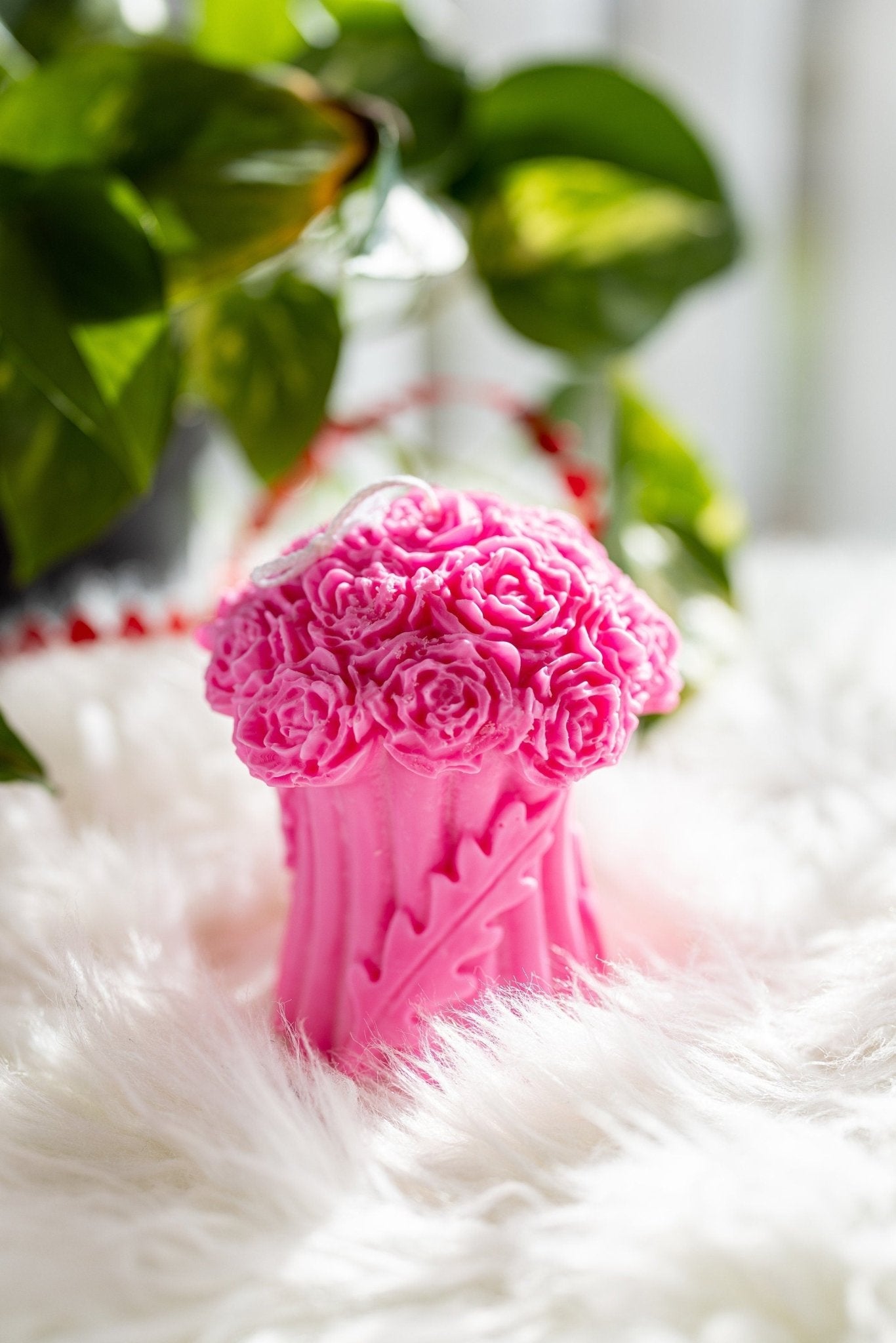 Rose Bouquet Candle, Peony Bouquet, Peony Candle, Flower Candle, Valentine's Gifts ,Handmade Home Decor, Personalized Gift For Her.