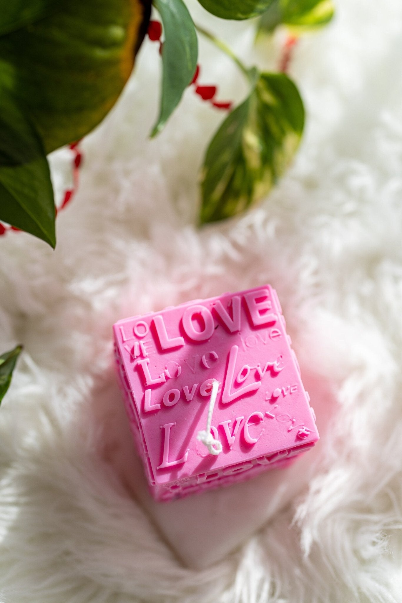 Unique Love You Candle,Love Square Candle, Love Gift for her,Valentines Day Gifts .