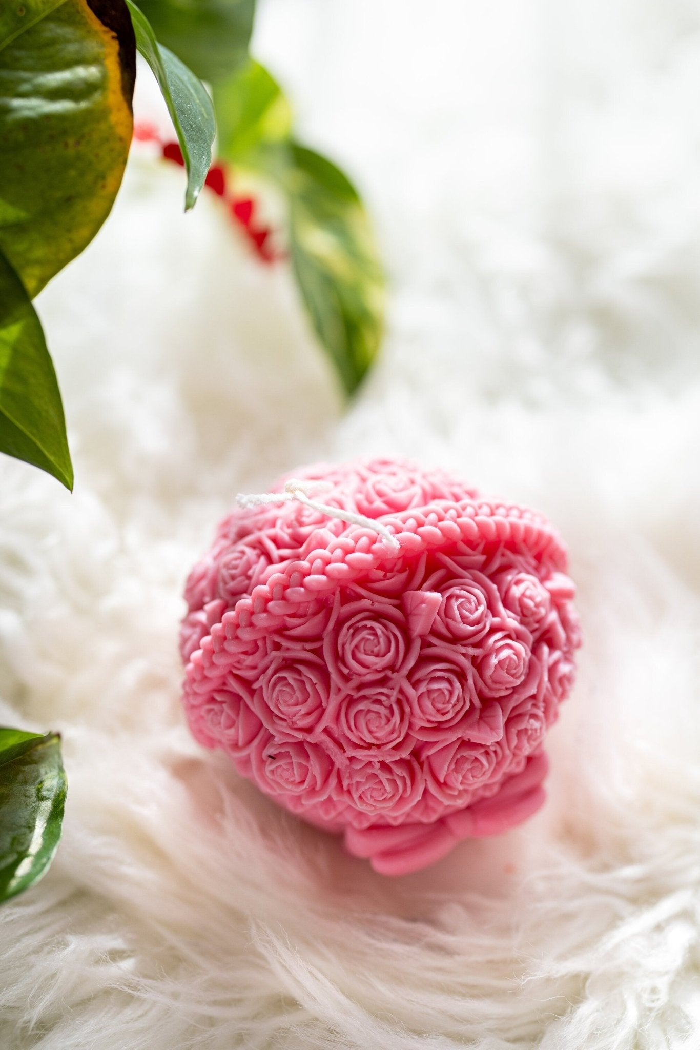 Bouquet of Roses Candle, Flower Shape Candle, Love Candle, Pink Candle,Unique Gift, Valentines Day Gift