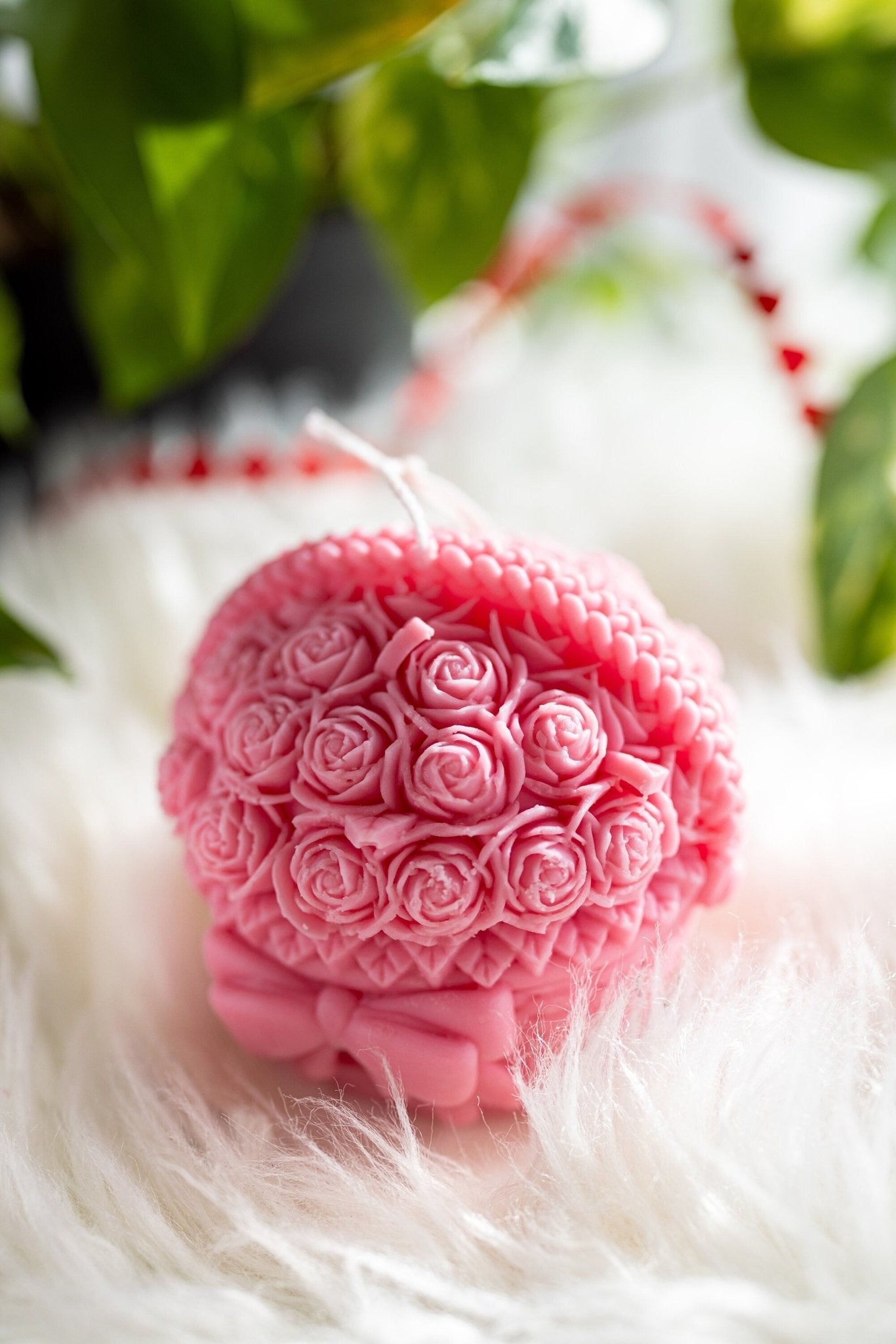 Bouquet of Roses Candle, Flower Shape Candle, Love Candle, Pink Candle,Unique Gift, Valentines Day Gift