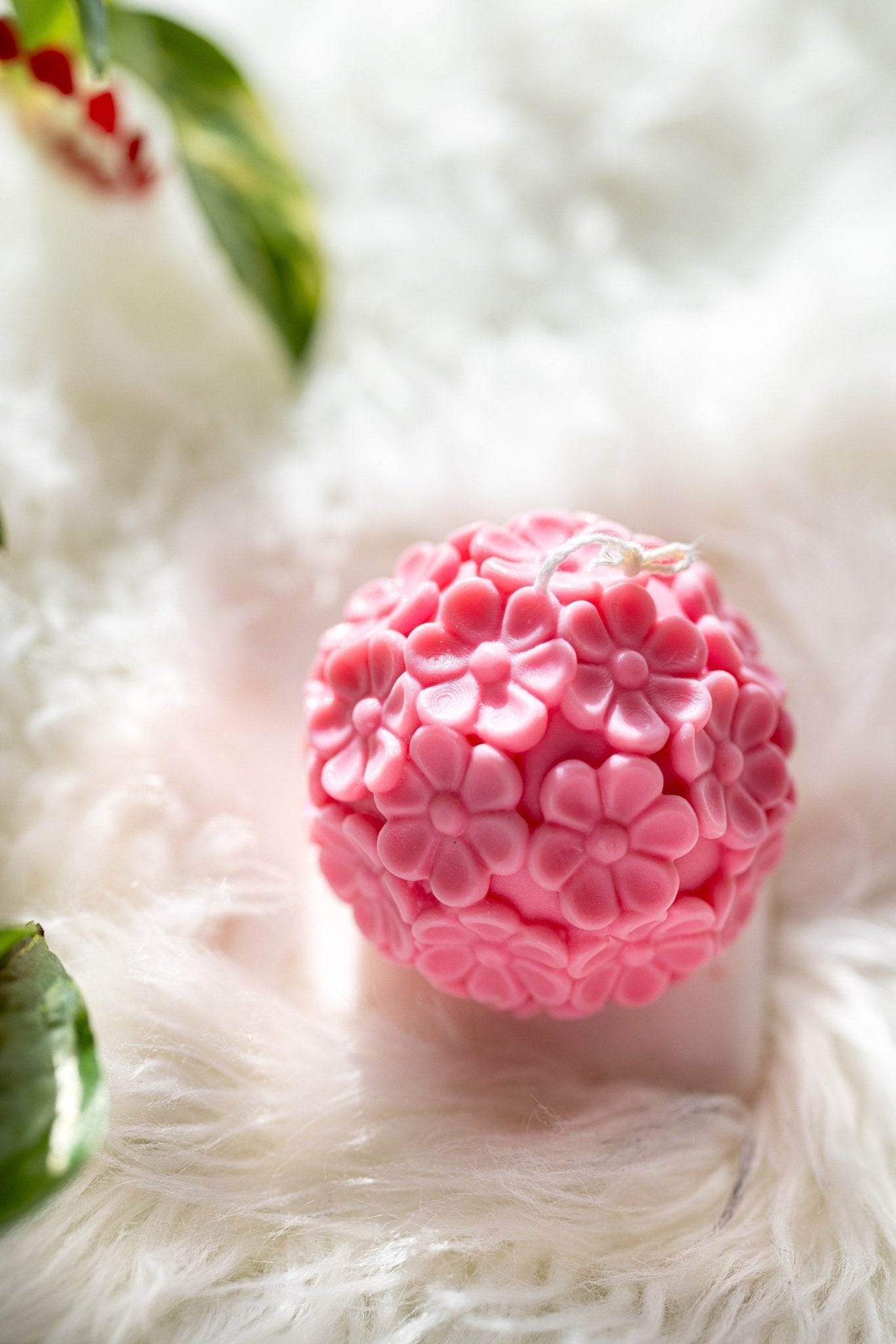 Flower Bowl CandleFlower Shape Candle, Love Candle, Pink Candle,Unique Gift, Valentines Day Gift.