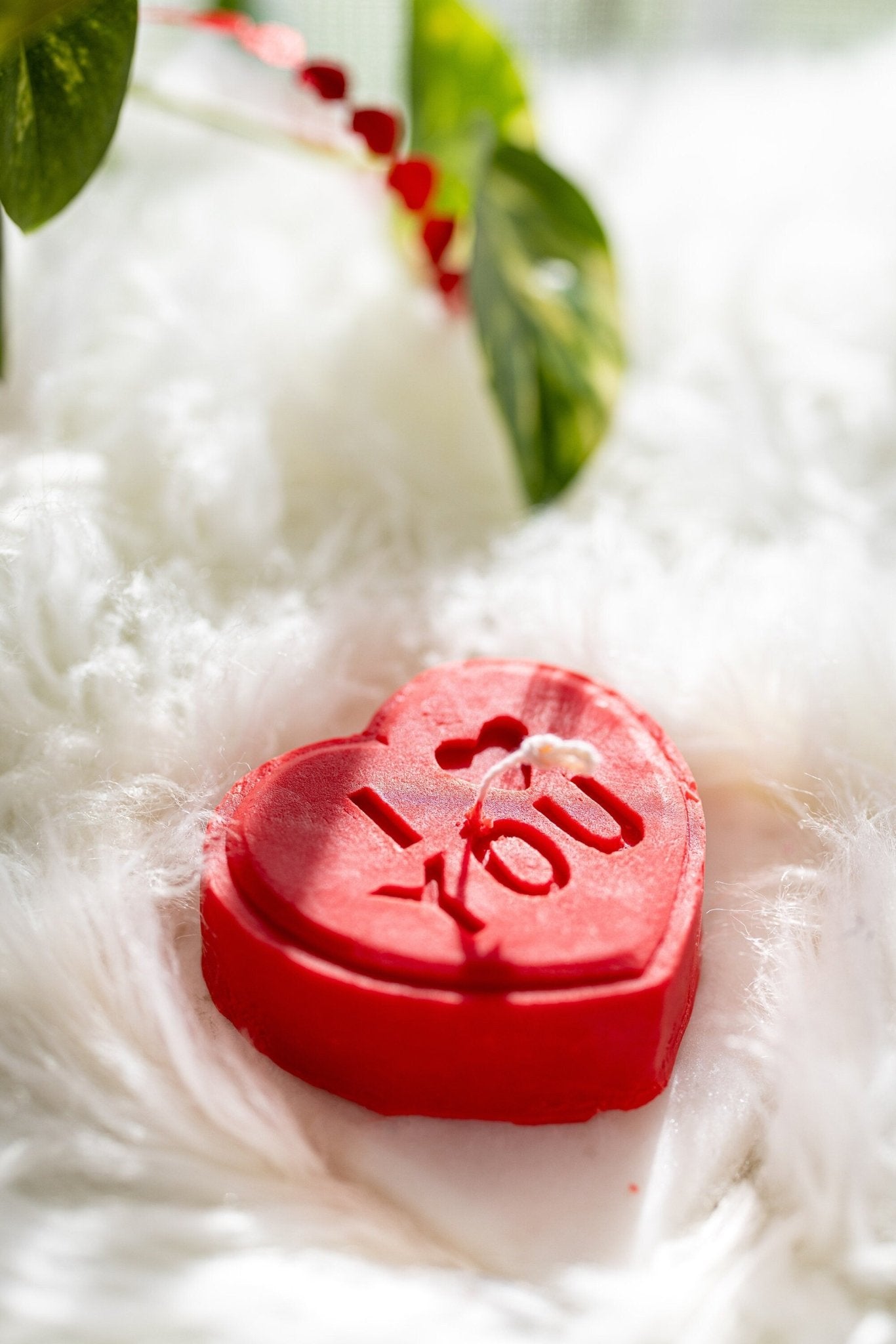 Heart Shape I LOVE YOU Candle, Soy Wax Candle, Heart Shaped Candle,  Romantic Candle, Gift for Her