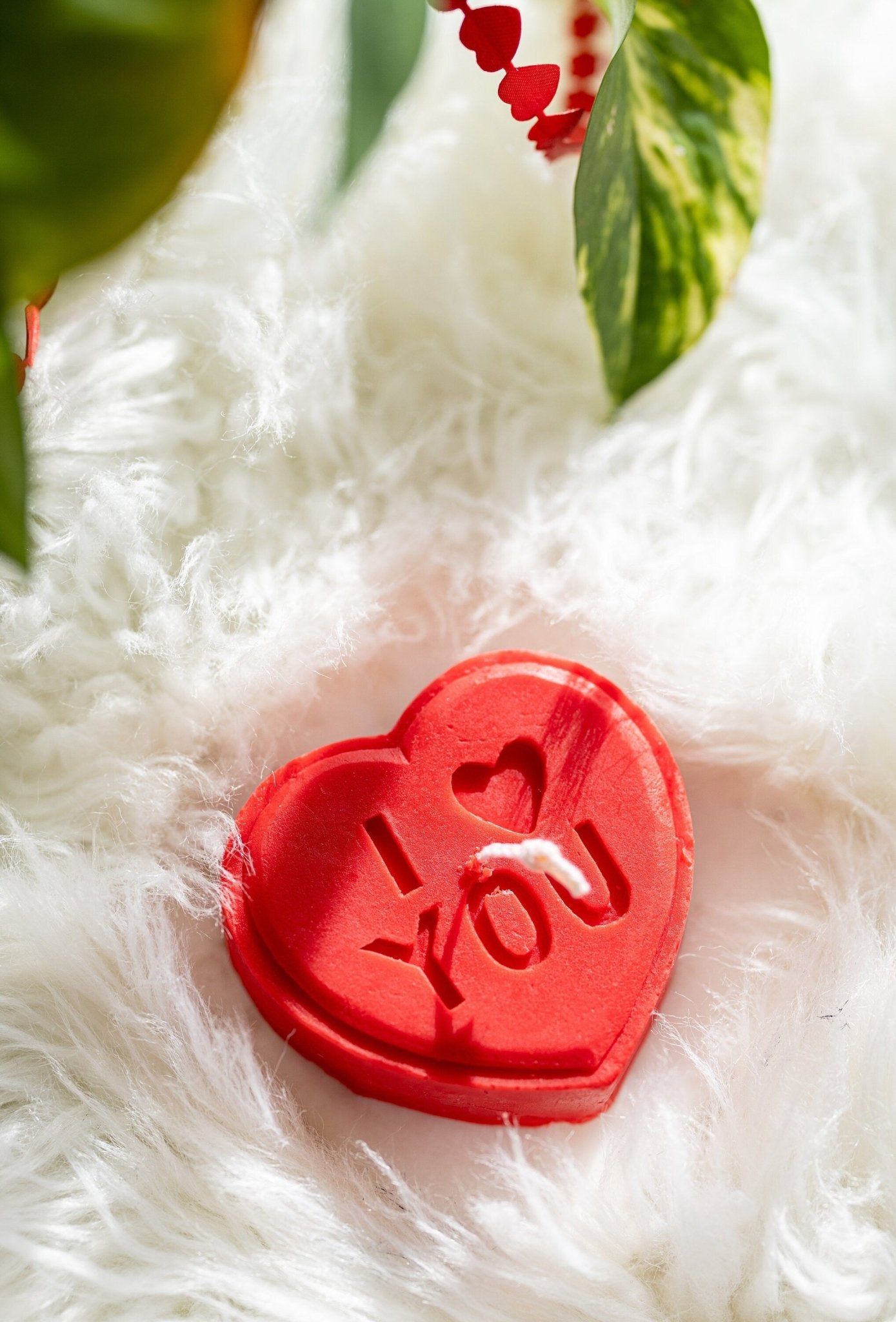 Heart Shape I LOVE YOU Candle, Soy Wax Candle, Heart Shaped Candle,  Romantic Candle, Gift for Her