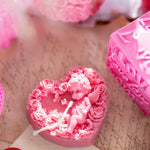 Heart Shape Angel Candle, Handmade Candle, Soy Wax Candle, Valentine's Day Candle, Angel Cupid Candle, Cupid Candle,