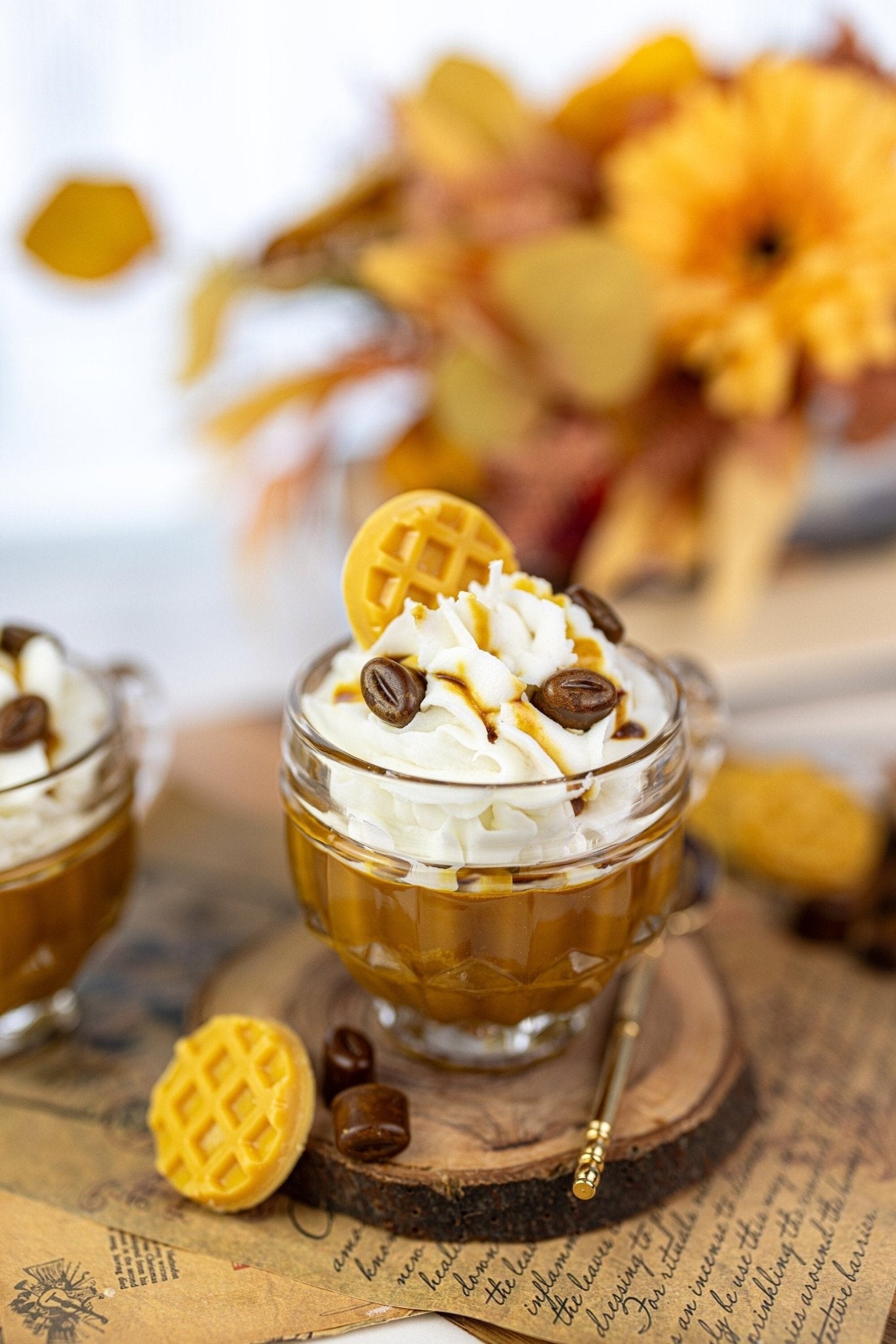 Unique Cappuccino in Espresso Cup/ Scented Coffee Shop /All Natural Soy Wax Candle/Best Candles