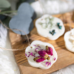 Soy wax sachet Dry Flowers, Scented wax tablets, Wardrobe fragrance, hanging Air freshener, Sachet favors, gift for Woman, for Mom