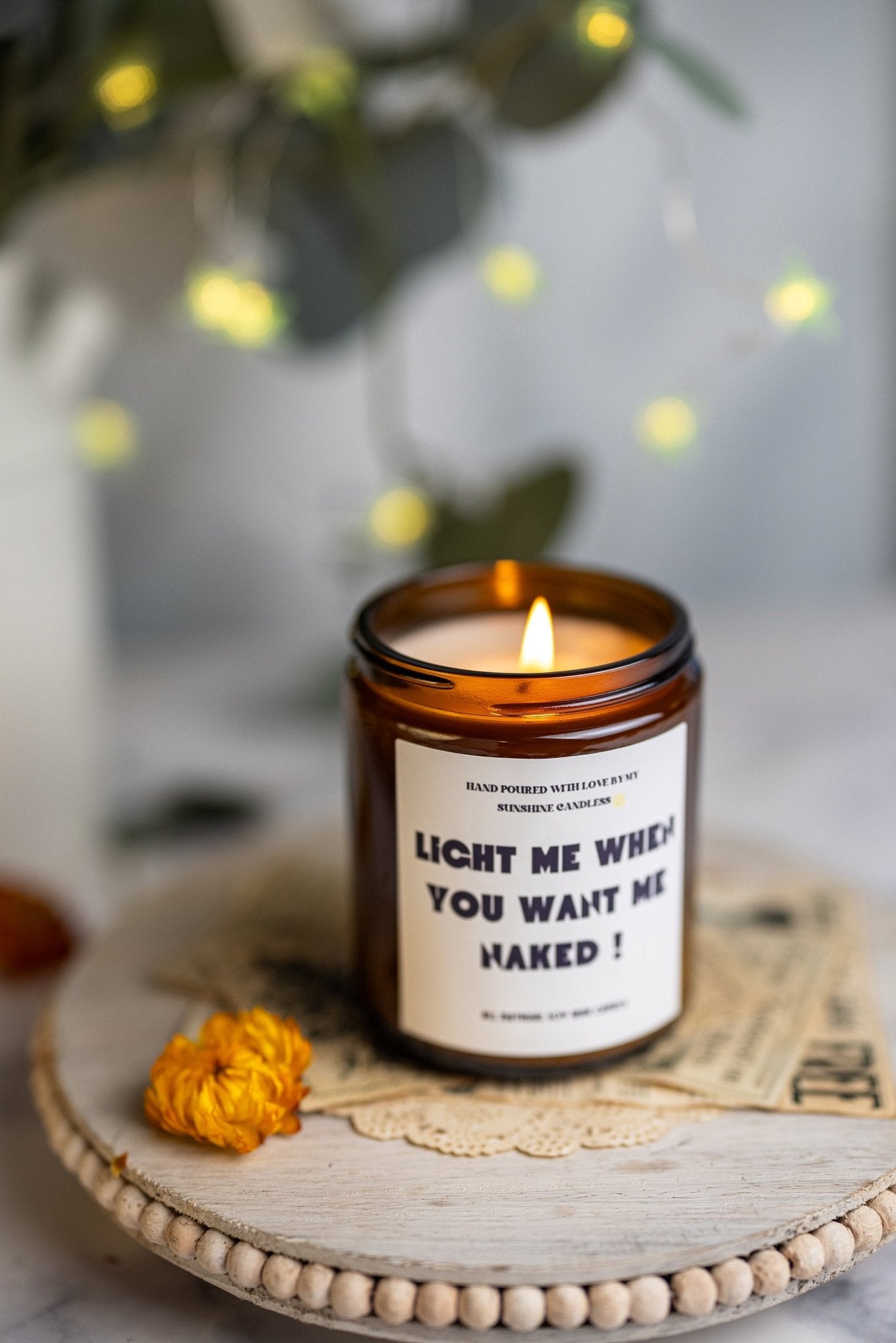 Light me when you want me naked! Scented Soy Candle, Anniversary gift, Gift for Him, Boyfriend Gift, valentines gifts
