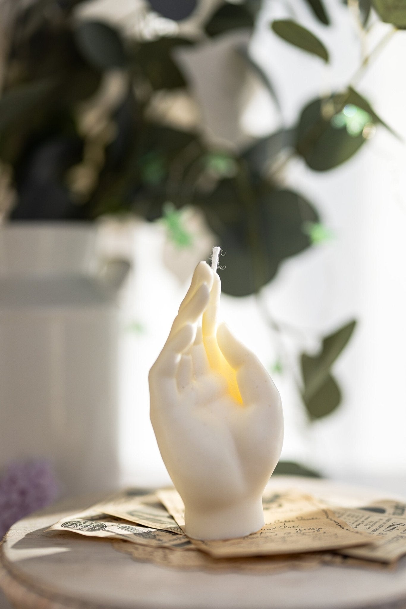 Gentle Woman Hand Candle | Funny Candles | Body Parts Candles | Gift Idea ,CandleCustom Scents & Colors - Woman’s hand Candle