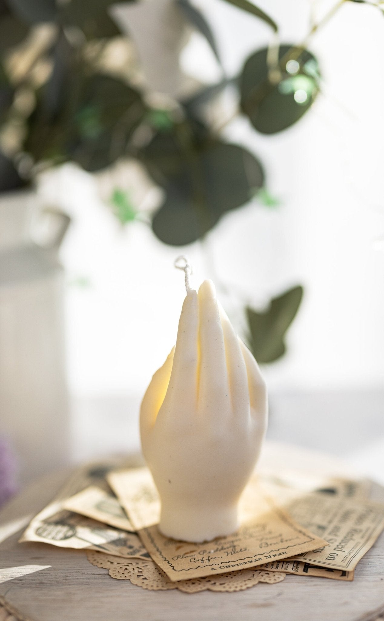 Gentle Woman Hand Candle | Funny Candles | Body Parts Candles | Gift Idea ,CandleCustom Scents & Colors - Woman’s hand Candle