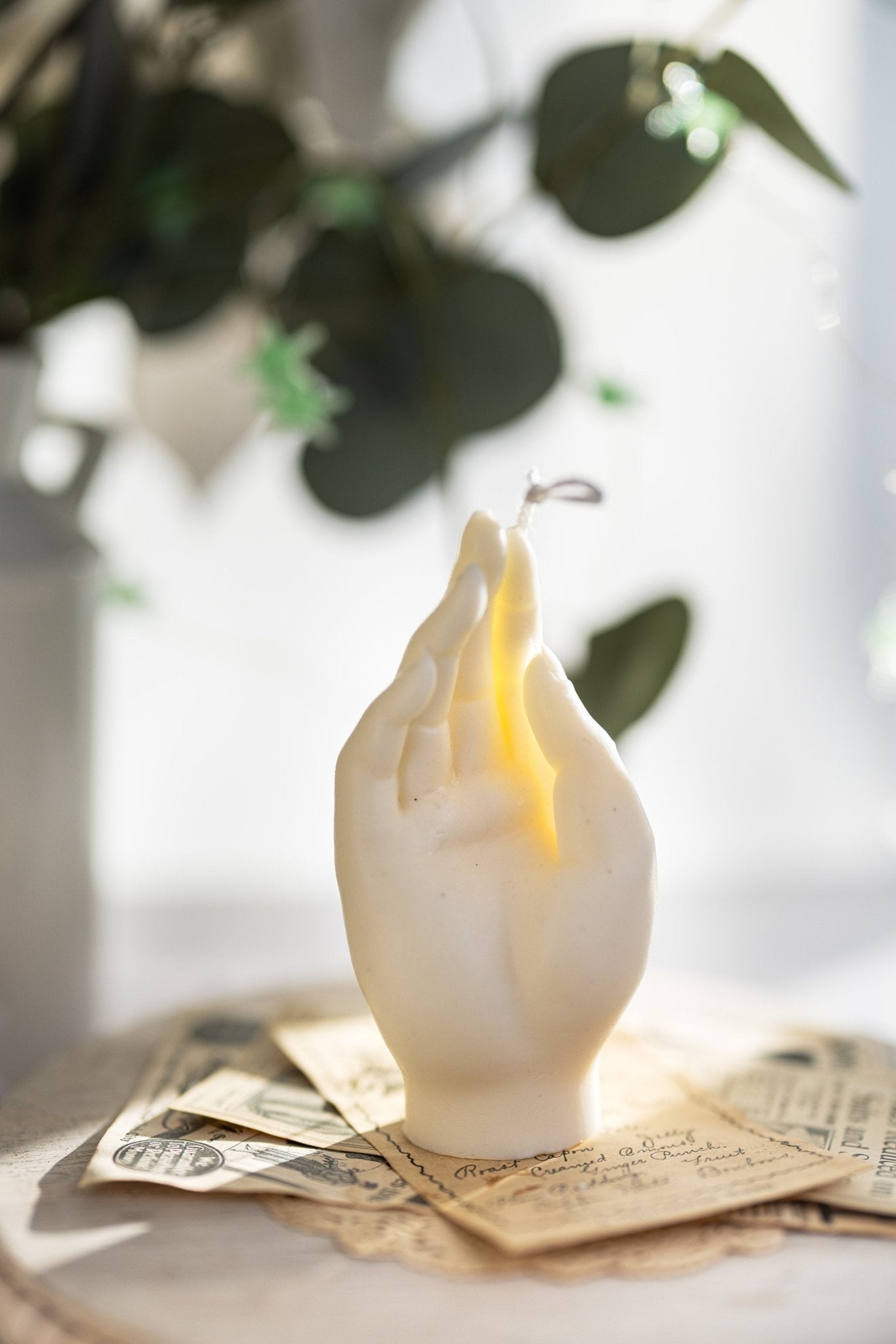 Gentle Woman Hand Candle | Funny Candles | Body Parts Candles | Gift Idea ,CandleCustom Scents & Colors - Woman’s hand Candle