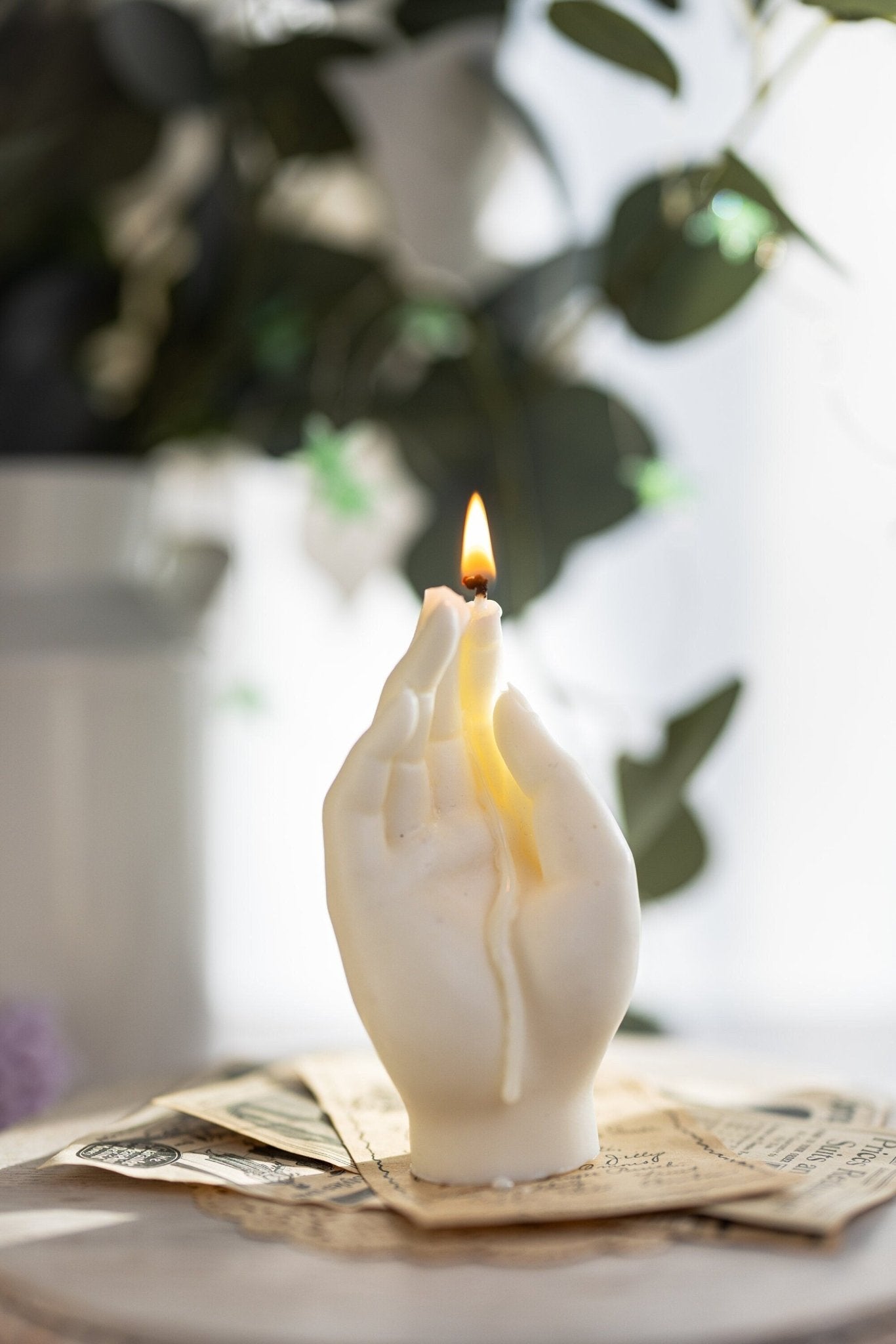 Gentle Woman Hand Candle | Funny Candles | Body Parts Candles | Gift Idea ,CandleCustom Scents & Colors - Woman’s hand Candle