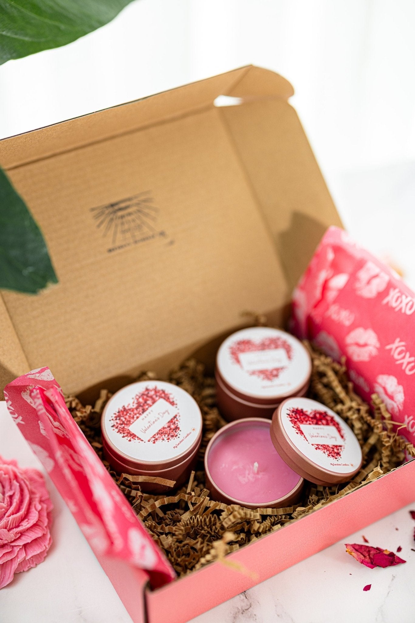 Winter 2024 Small Valentines Candle Bundle Set of 3/Love candle| Valentines day candle | soy candle | gifts