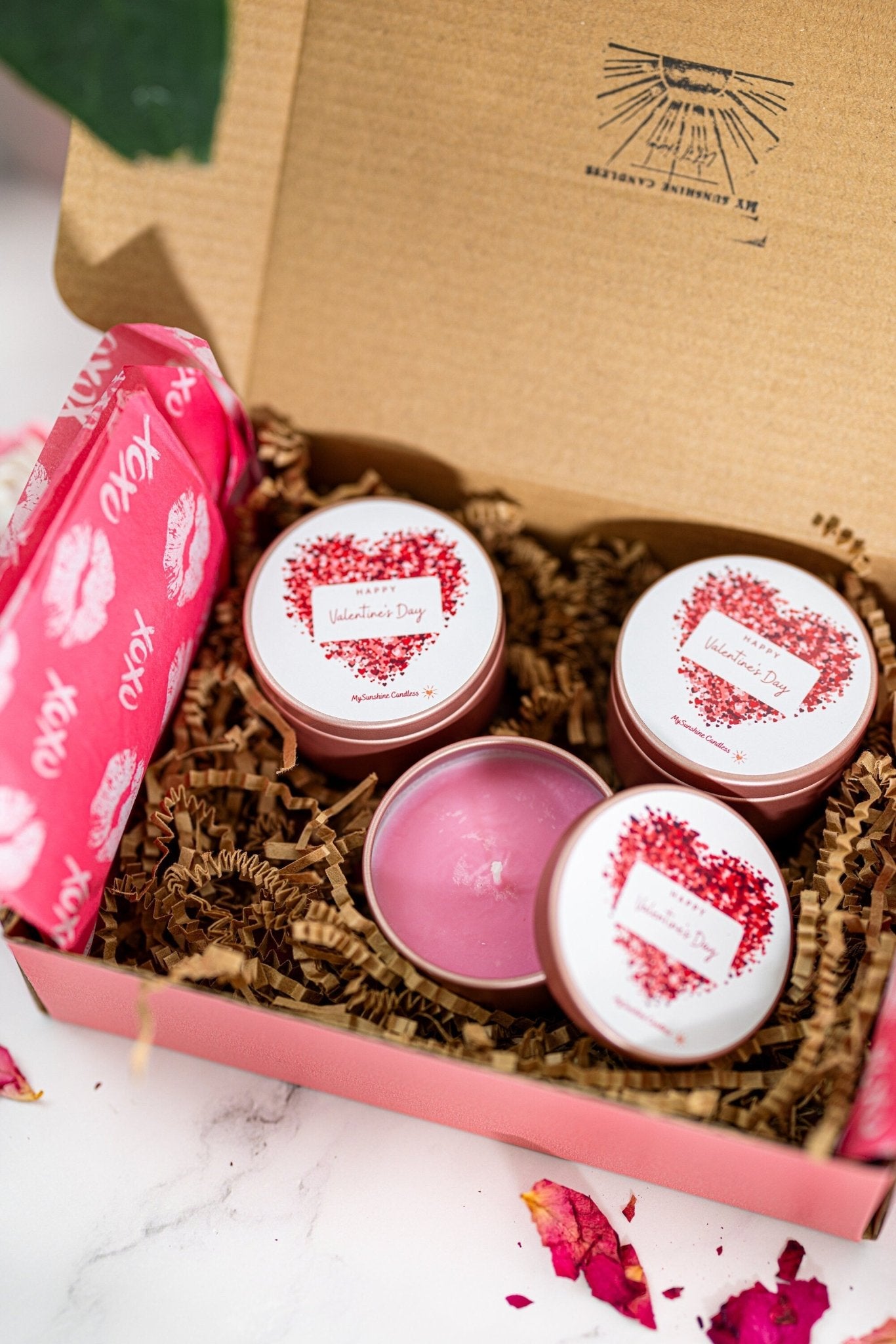 Winter 2024 Small Valentines Candle Bundle Set of 3/Love candle| Valentines day candle | soy candle | gifts