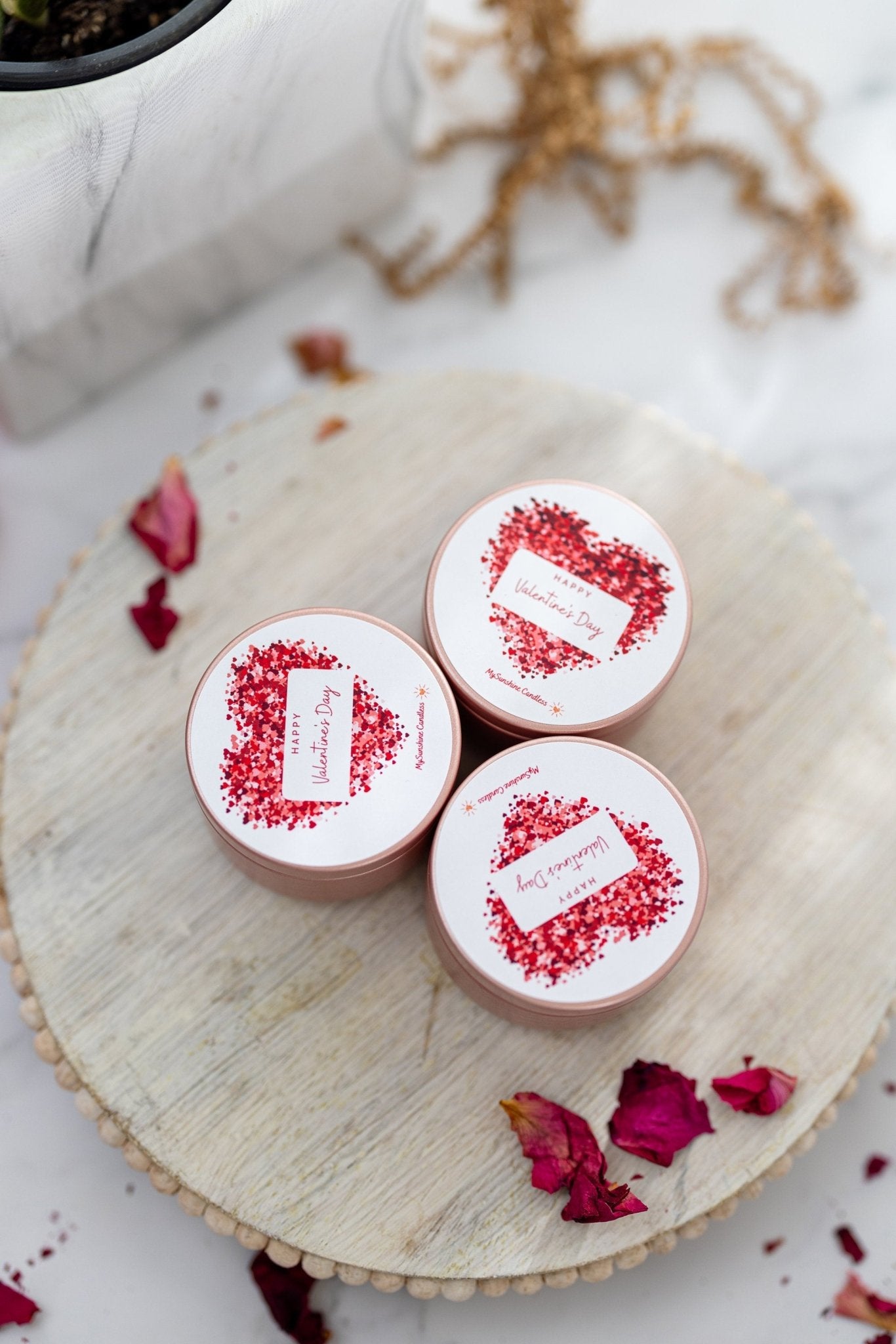 Winter 2024 Small Valentines Candle Bundle Set of 3/Love candle| Valentines day candle | soy candle | gifts