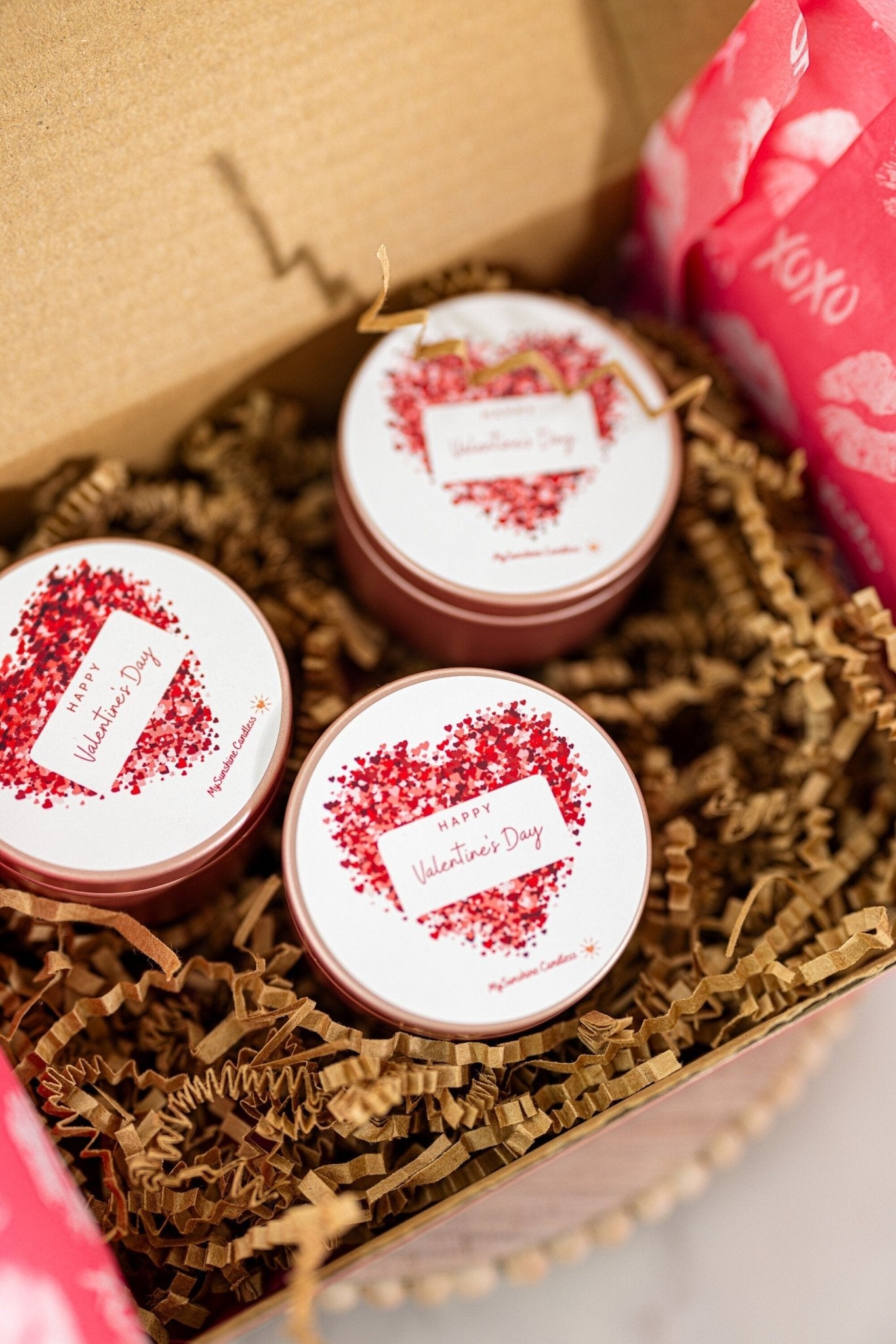 Winter 2024 Small Valentines Candle Bundle Set of 3/Love candle| Valentines day candle | soy candle | gifts