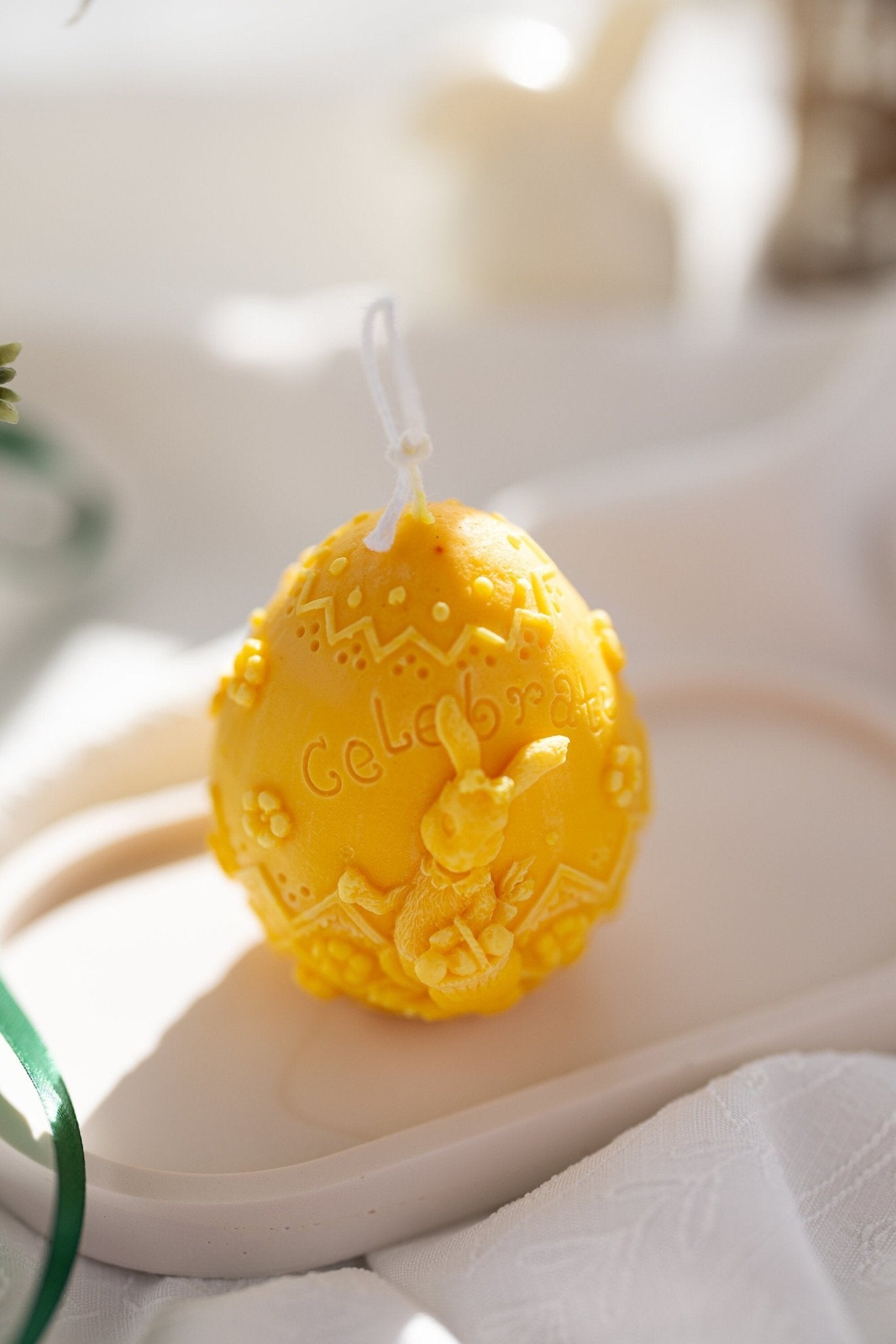 Easter Egg candle, Soy Wax Candle, Decorative candle, Valentine's Flower candle, Roses candle, Easter decor, Celebrate Eastern