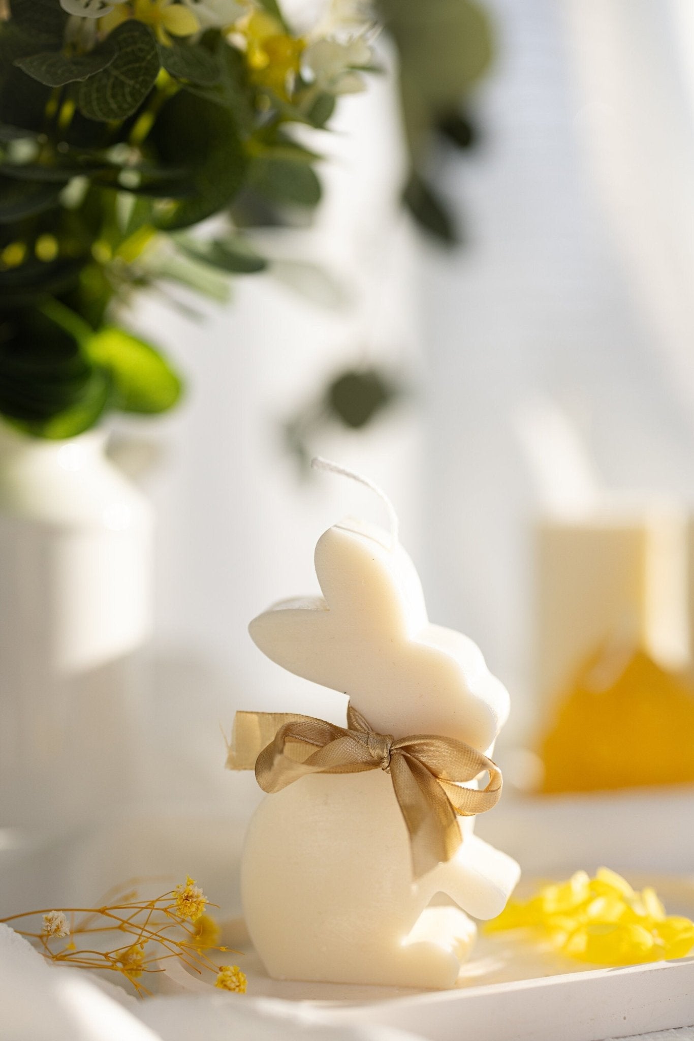 Uniqe Bunny Candle I Easter Bunny Candle I Easter Candle I Easter Egg I Decoration I Gift I Easter I Handmade I Vegan