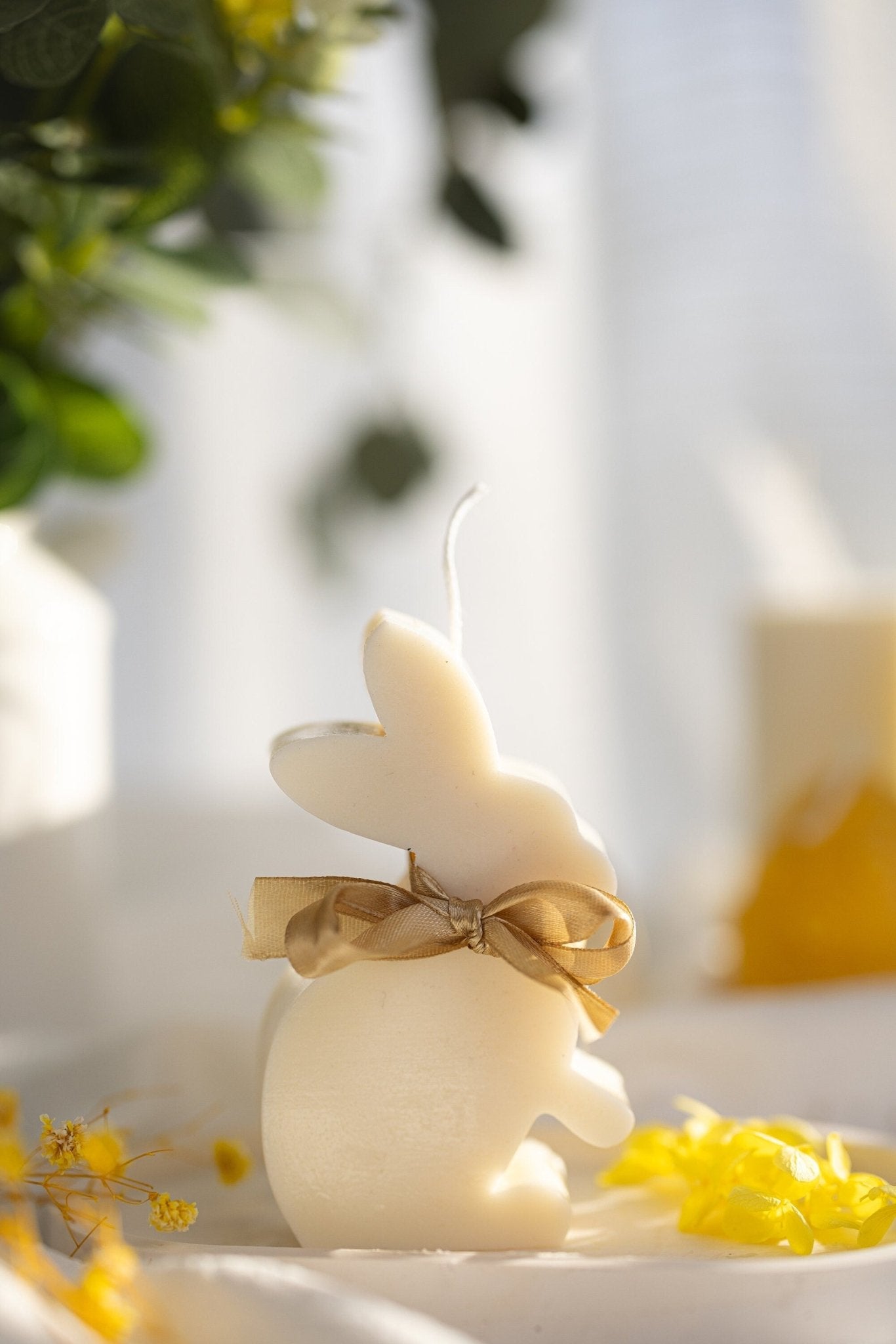 Uniqe Bunny Candle I Easter Bunny Candle I Easter Candle I Easter Egg I Decoration I Gift I Easter I Handmade I Vegan