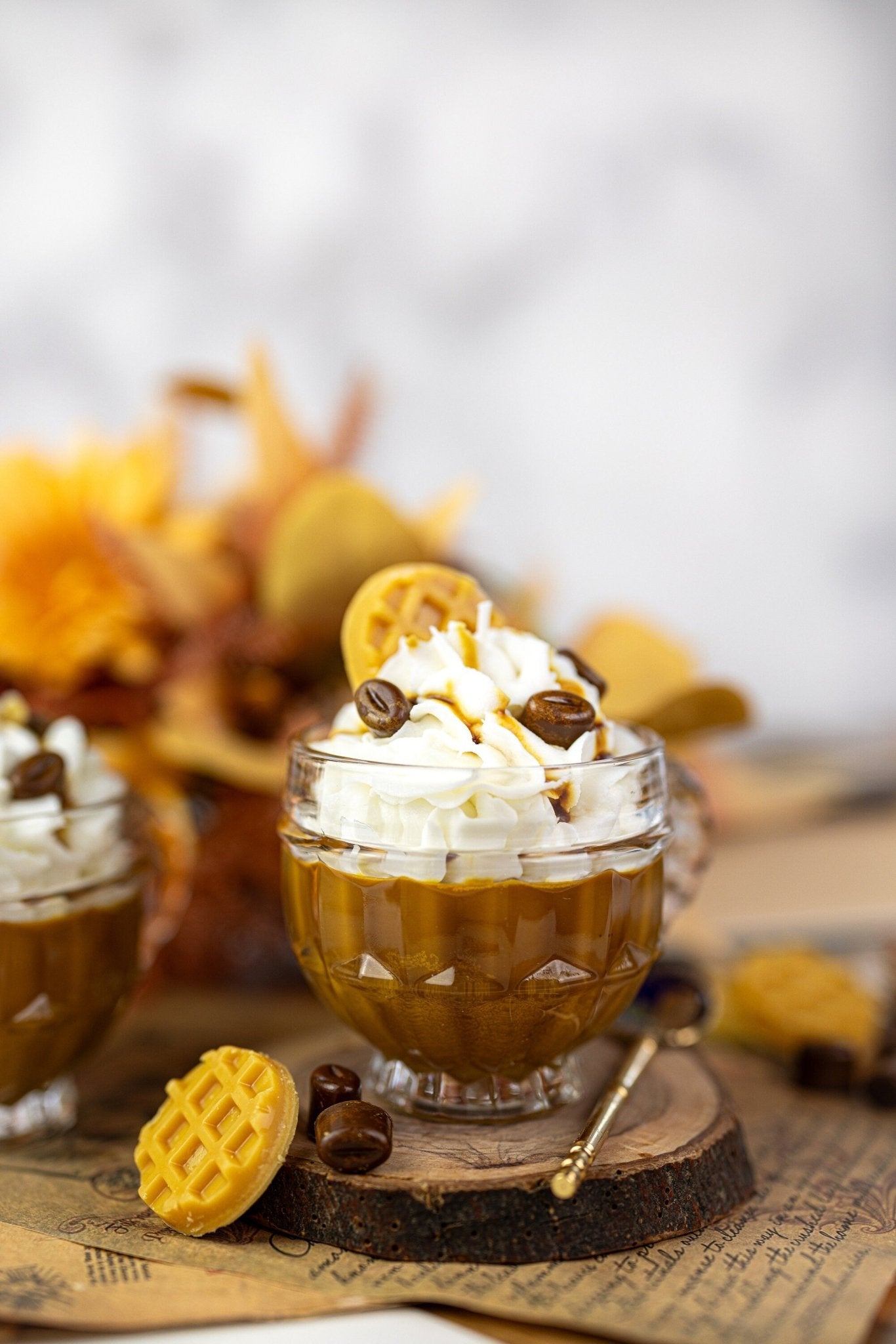 Unique Cappuccino in Espresso Cup/ Scented Coffee Shop /All Natural Soy Wax Candle/Best Candles