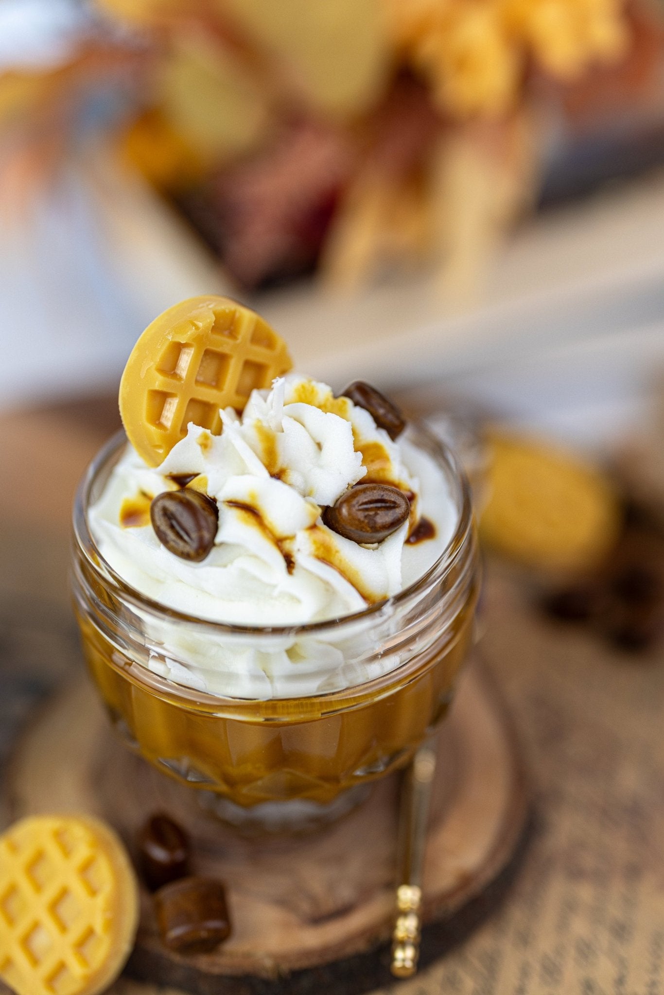 Unique Cappuccino in Espresso Cup/ Scented Coffee Shop /All Natural Soy Wax Candle/Best Candles