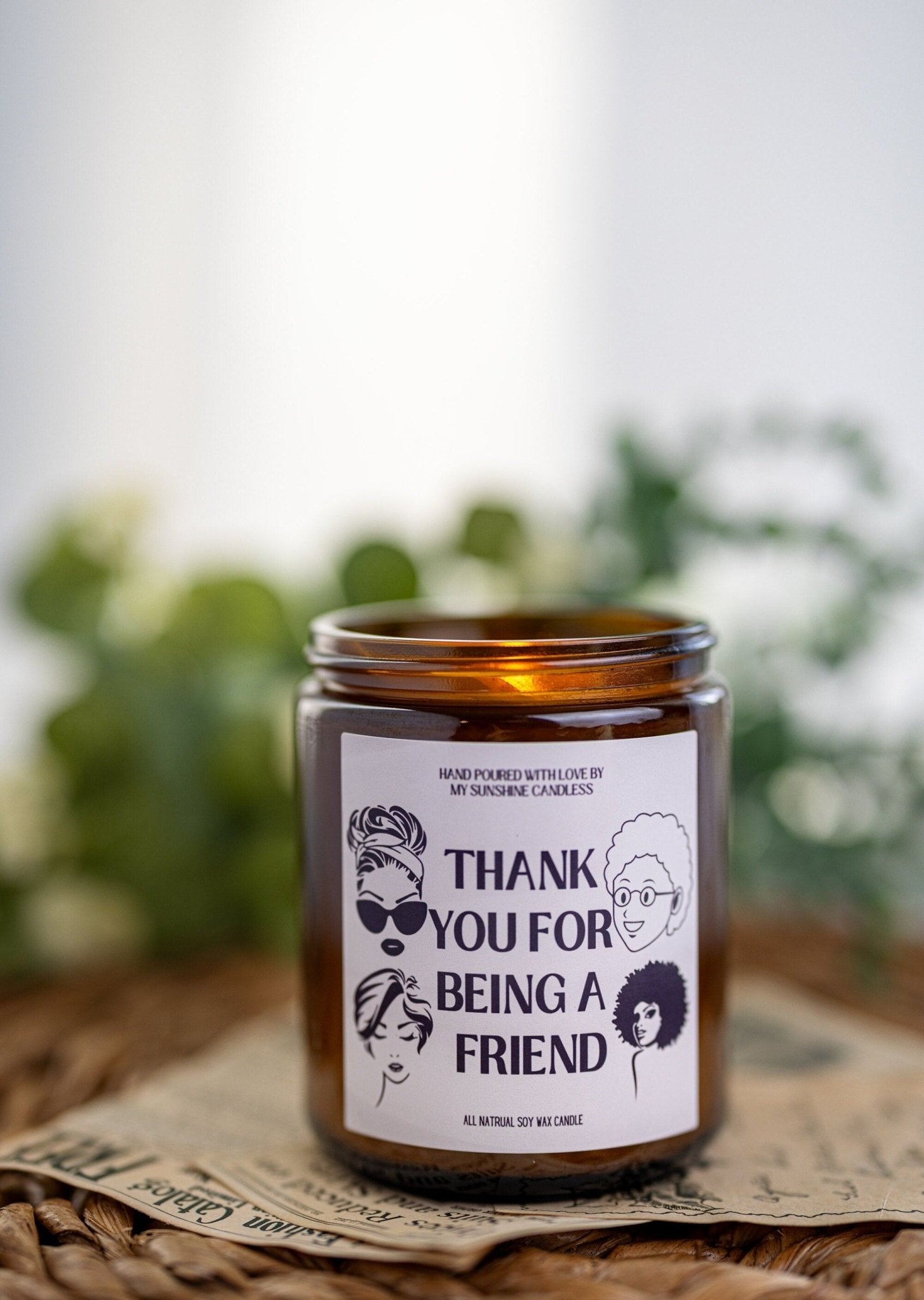 Thank you for being a Friend , funny candle for her best friend birthday, best friend gifts gifts for her besties gift. Besties Gift