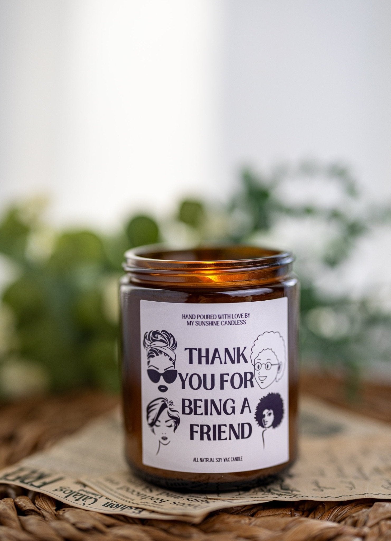 Thank you for being a Friend , funny candle for her best friend birthday, best friend gifts gifts for her besties gift. Besties Gift