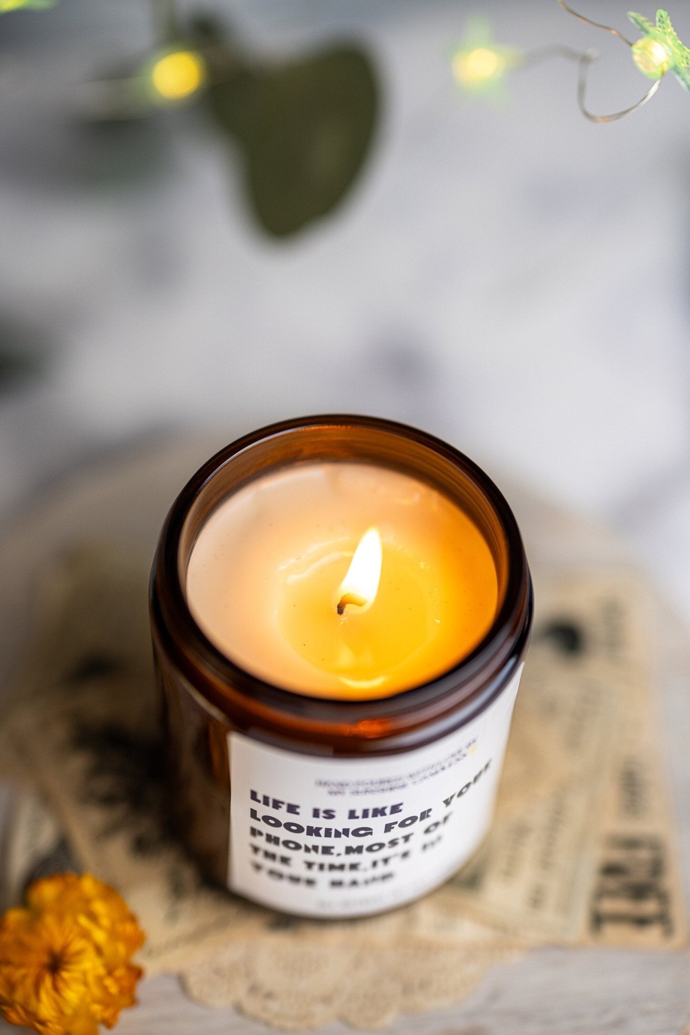 Life is Like Looking ,Mom Gift from Daughter, Mother's Day Gift, Funny gift for Mom, Scented Soy Candle, Gift for Mom, Mothers Day Candle