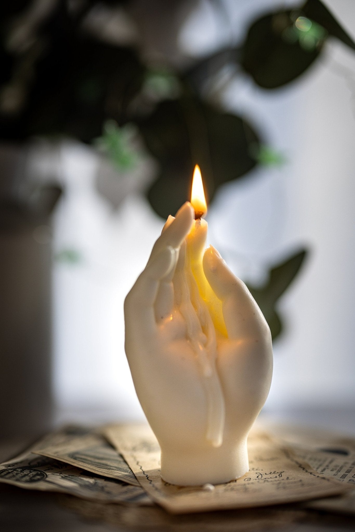 Gentle Woman Hand Candle | Funny Candles | Body Parts Candles | Gift Idea ,CandleCustom Scents & Colors - Woman’s hand Candle