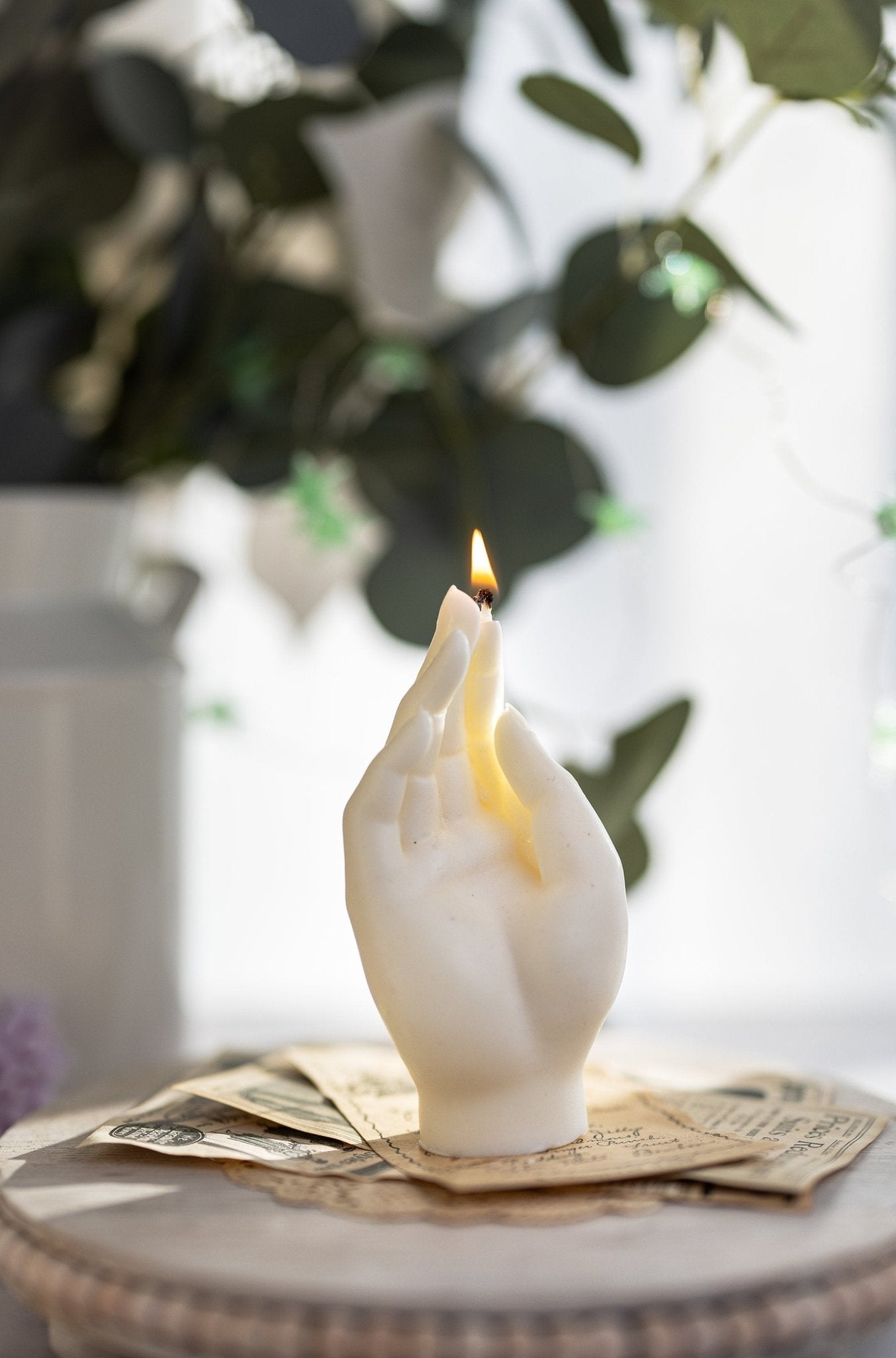 Gentle Woman Hand Candle | Funny Candles | Body Parts Candles | Gift Idea ,CandleCustom Scents & Colors - Woman’s hand Candle