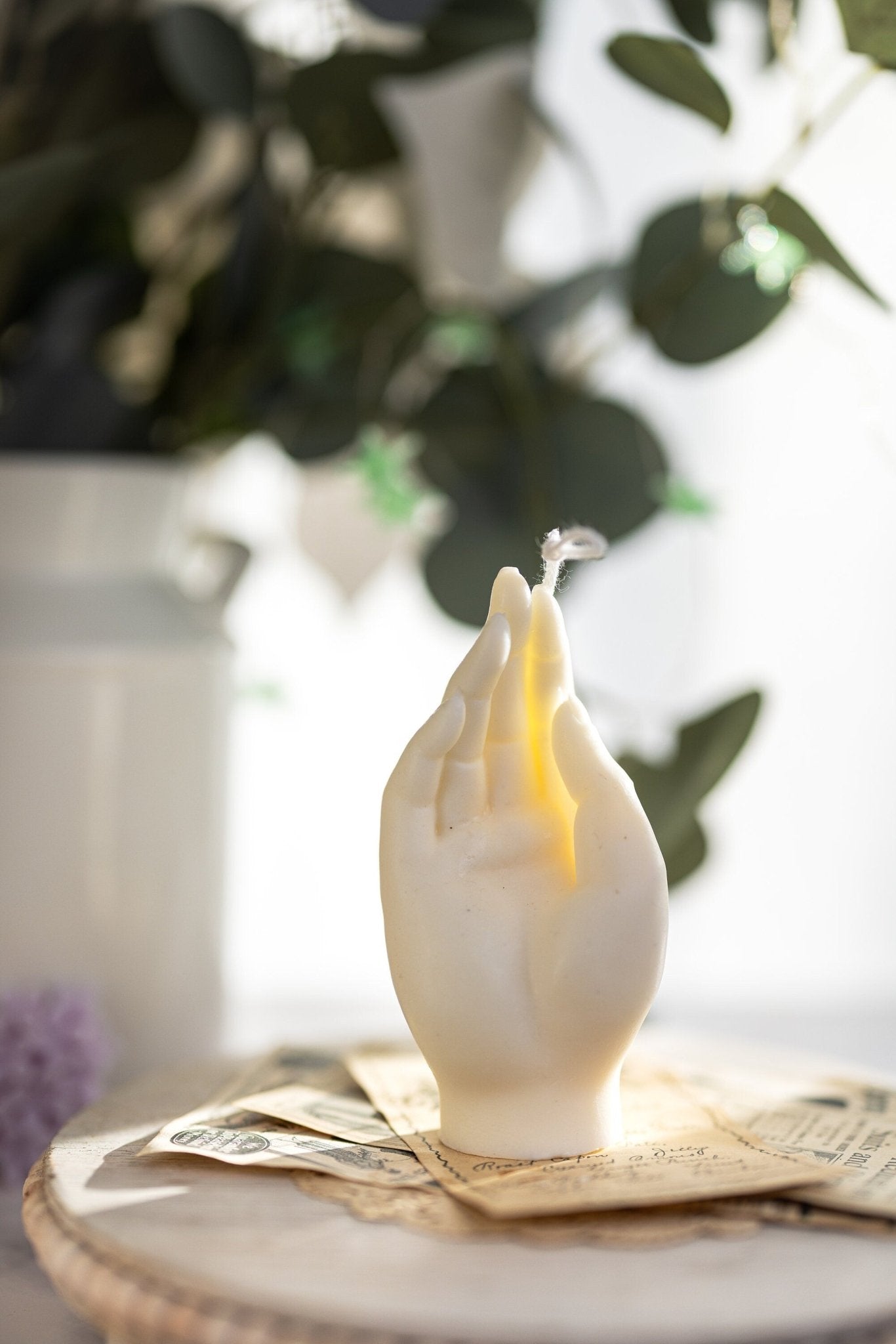 Gentle Woman Hand Candle | Funny Candles | Body Parts Candles | Gift Idea ,CandleCustom Scents & Colors - Woman’s hand Candle