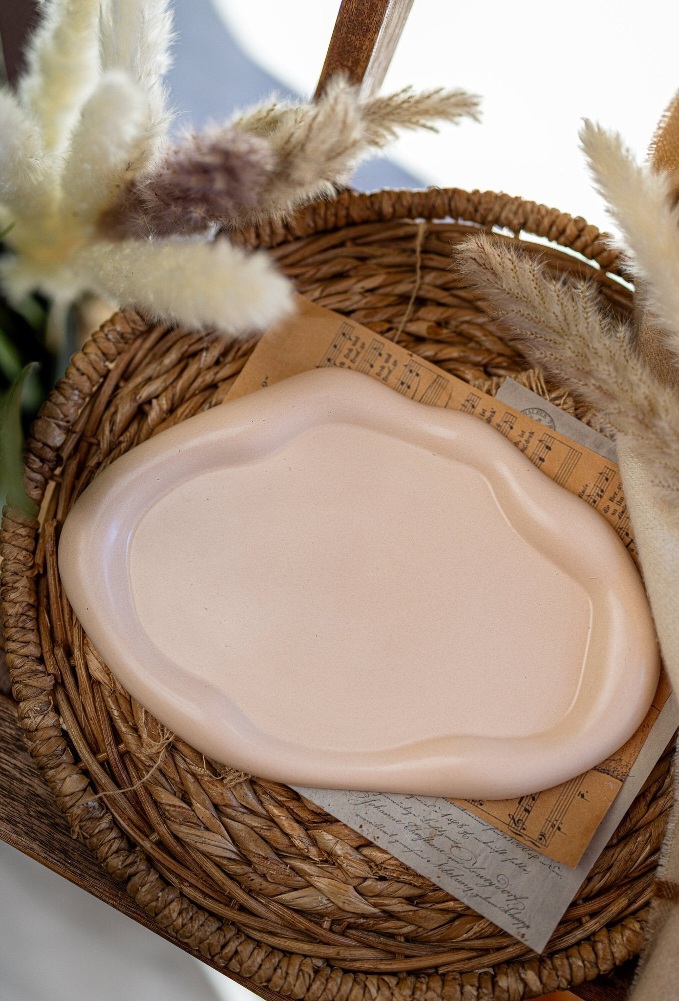 Irregular Oval Cloud Trinket Tray,Coffee Table Tray,Catch All Tray , Aesthetic Table Jesmonite Tray, Decorative tray