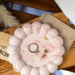 Bubble Jewelry Dish, Decorative Catch All, Mid Century Modern, Jesmonite Tray, Jewelry Dish