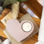 Heart Shape Candle Holders Mother's Day Gift Heart Ornament Large Concrete Hearts,Unique Candle Holder