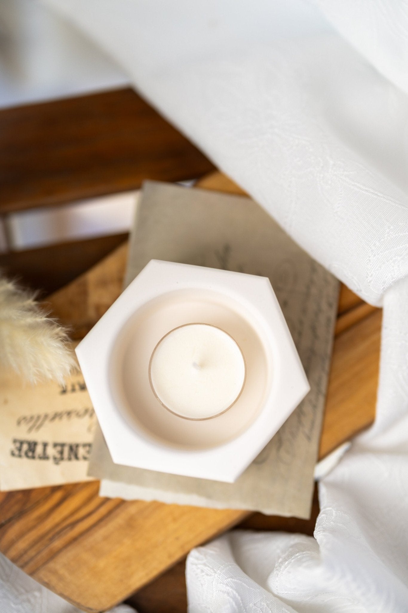 Hexagon Tea light Candle Holder, Candle Holder , Box Decor , Epoxy Decor