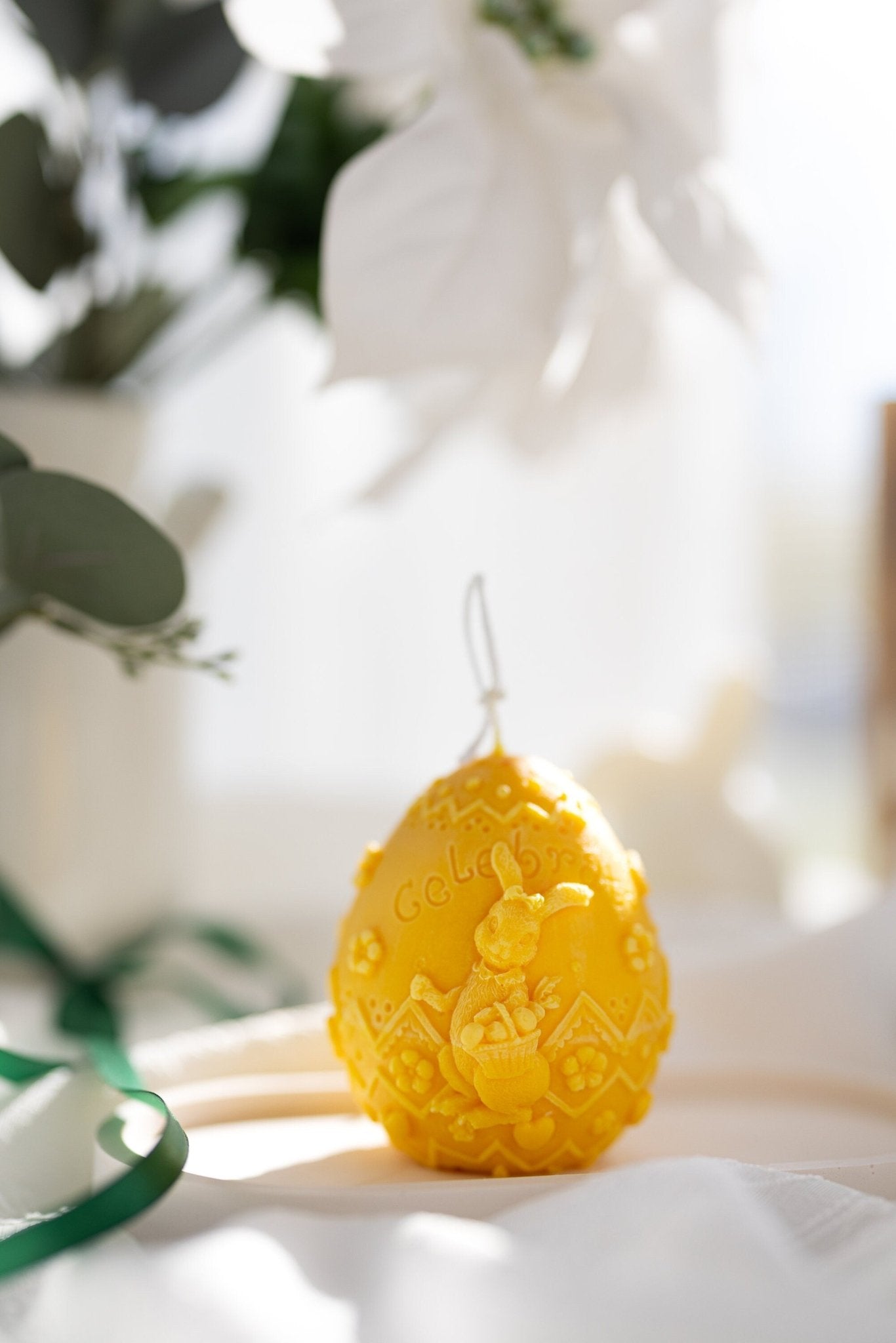 Easter Egg candle, Soy Wax Candle, Decorative candle, Valentine's Flower candle, Roses candle, Easter decor, Celebrate Eastern