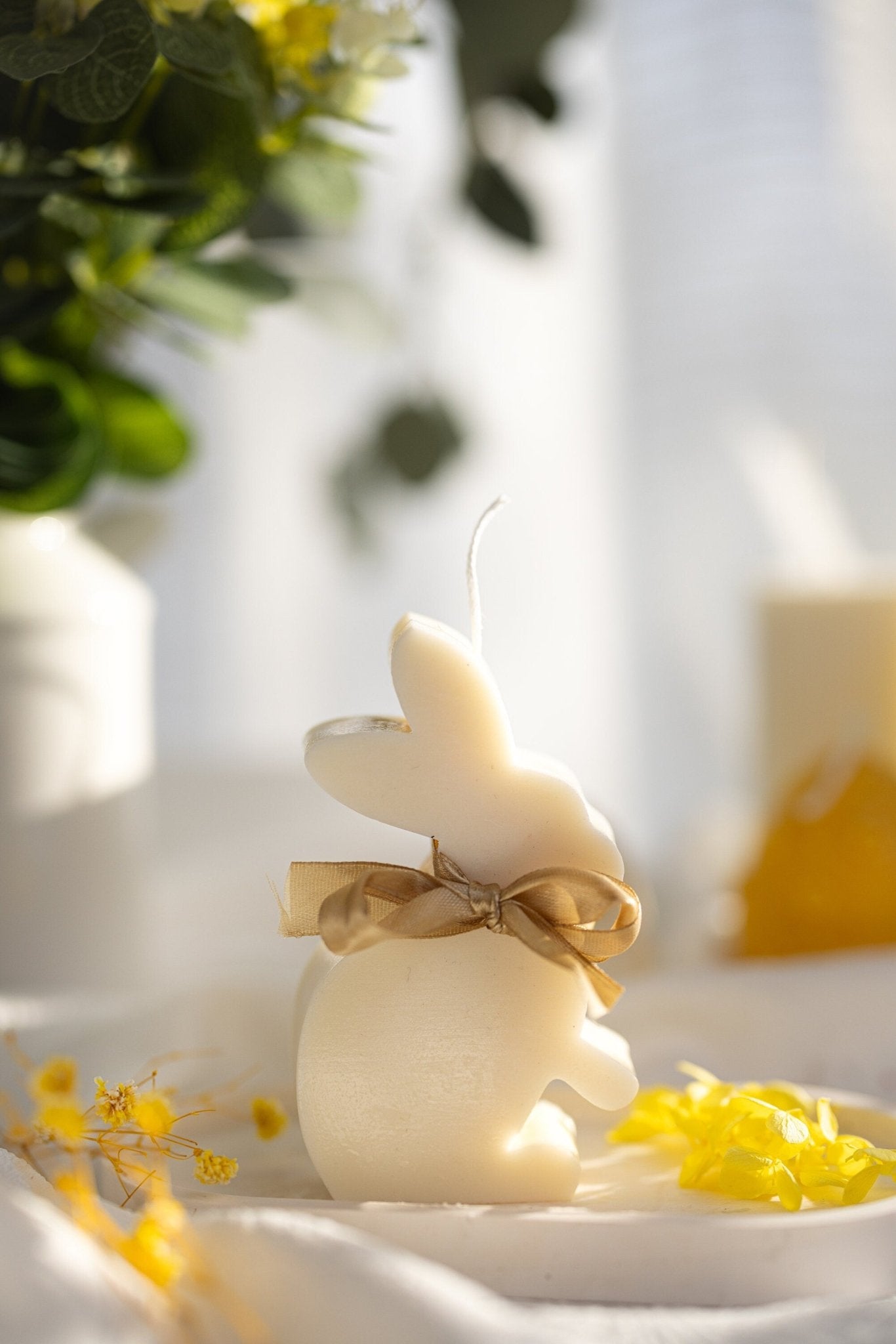 Uniqe Bunny Candle I Easter Bunny Candle I Easter Candle I Easter Egg I Decoration I Gift I Easter I Handmade I Vegan
