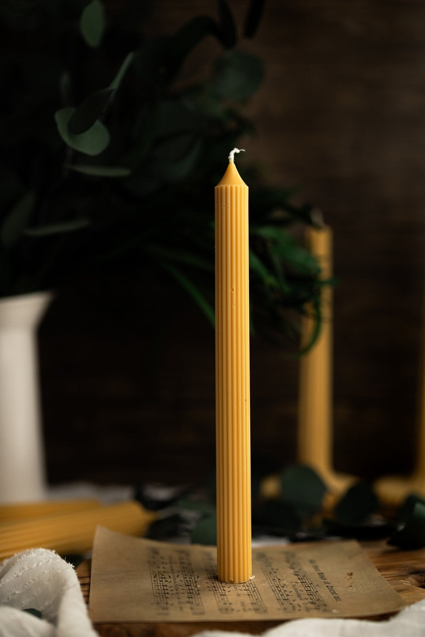 Ribbed Taper Candle , Roman Column Pillar Candle , Ombre Taper Candles , Home Decor , Dining table ,Events