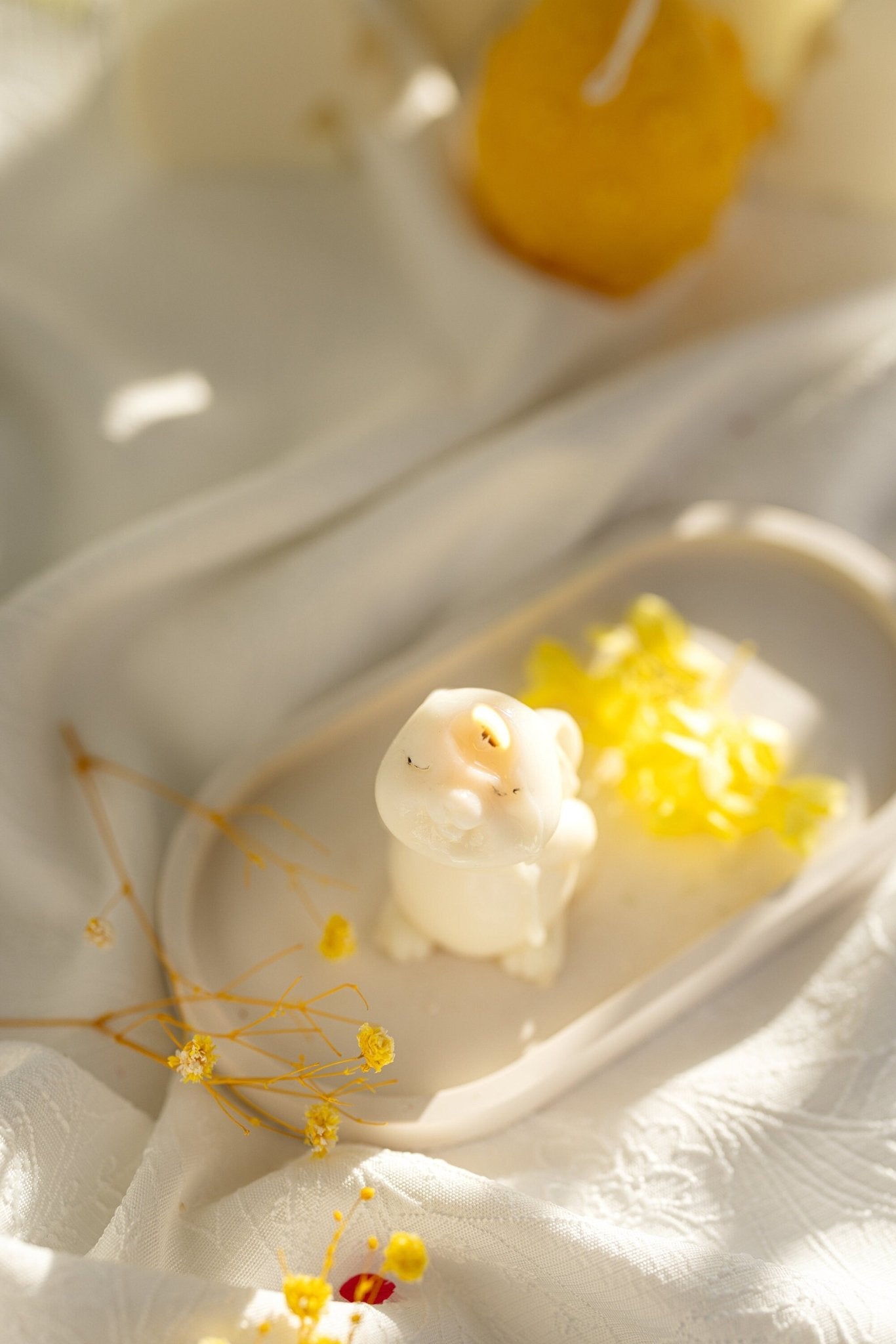 Cute Little Rabbit candle/Easter bunny candle/Gifts for her and him.