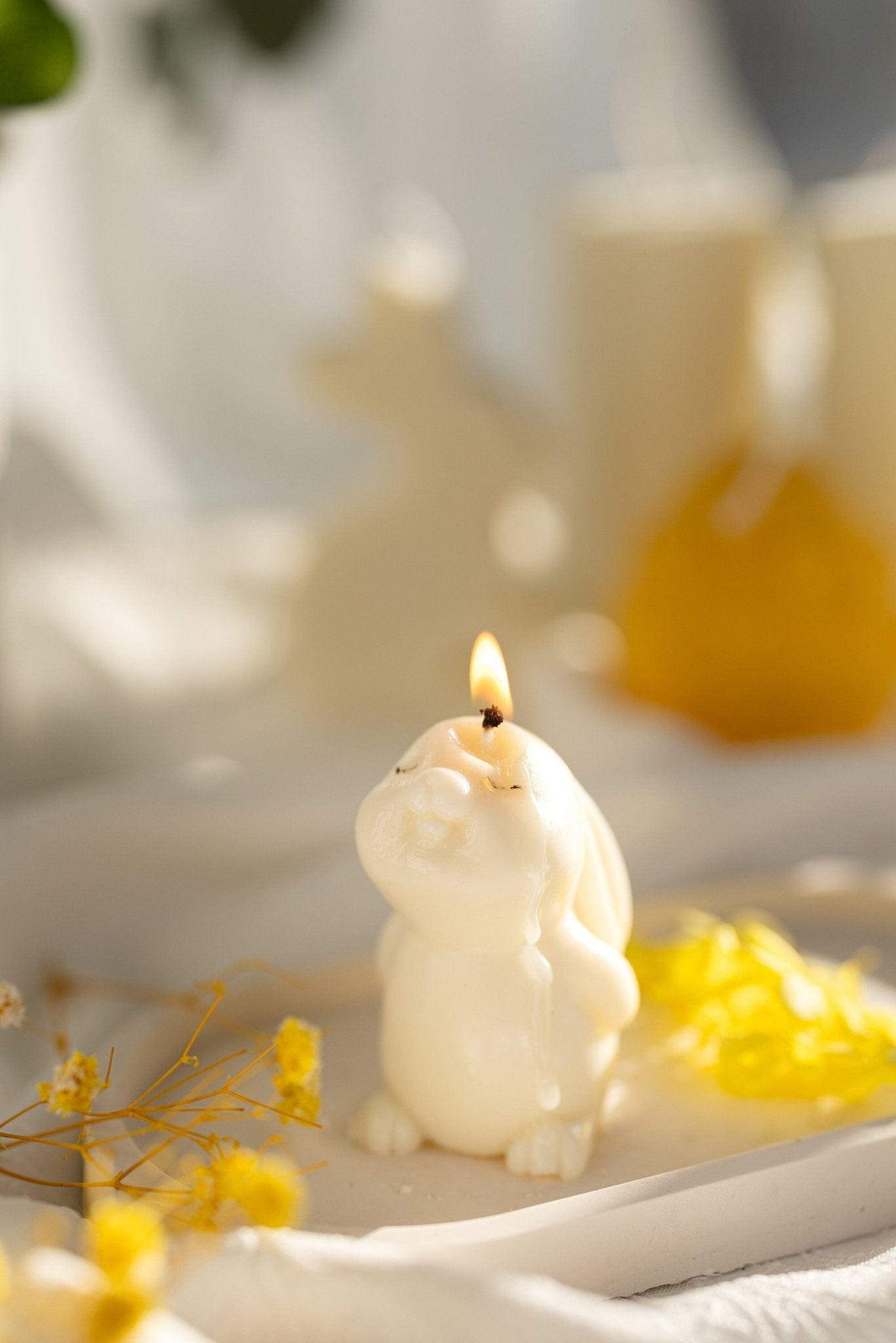 Cute Little Rabbit candle/Easter bunny candle/Gifts for her and him.