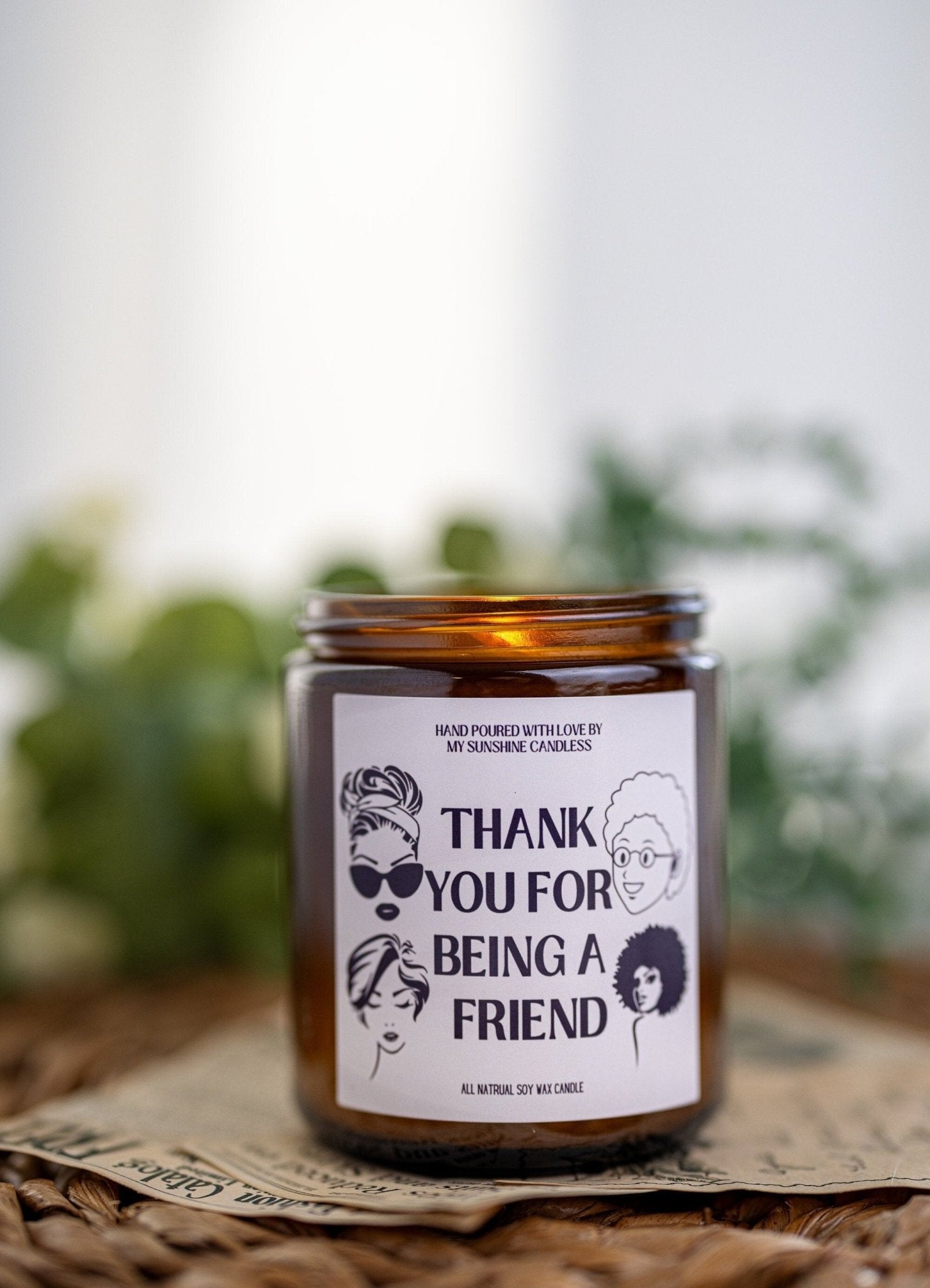 Thank you for being a Friend , funny candle for her best friend birthday, best friend gifts gifts for her besties gift. Besties Gift