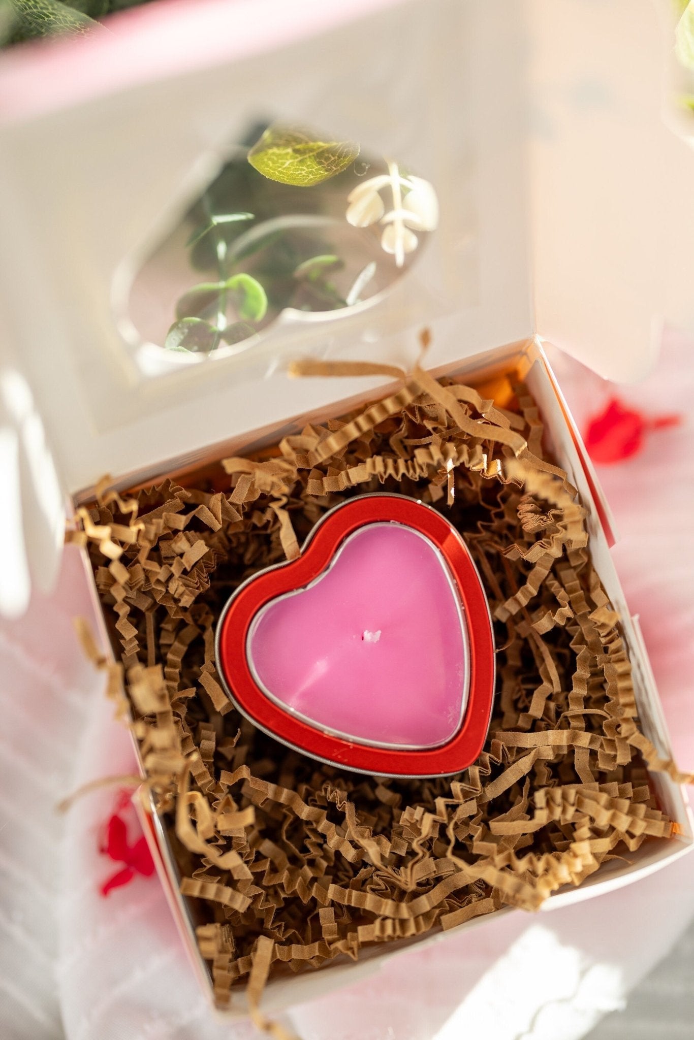 Heart shaped candle, Tins Valentine’s candle gift, Birthday gift, Wedding decor, Soy Wax candle, Luxury candles,