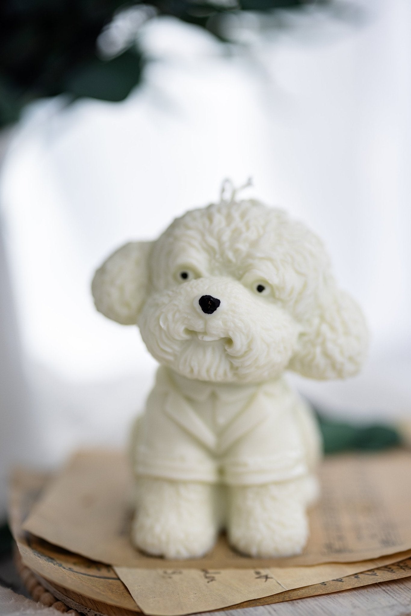 Large Poodle Candle , 3D Dog Candle,Handmade with 100% Soy Wax, Puppy Candle