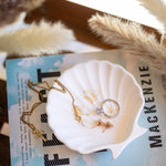 Sea Shell Trinket Dish, Jewelry Tray, Coastal Decor, Pastel Ring Dish, Beach Theme House, Party Favor, Small Gift