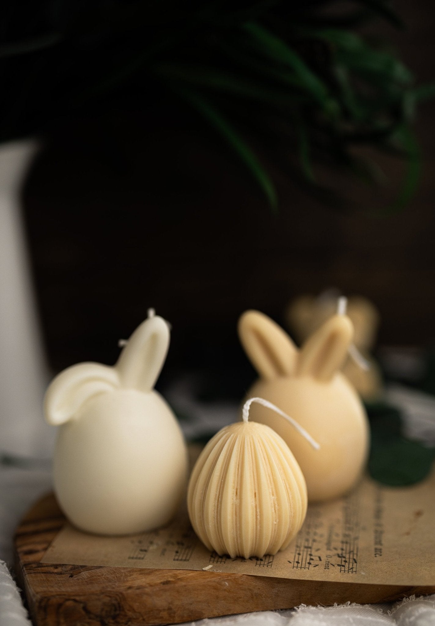 Easter Bunny Egg Candle, Floppy Ears, Easter bunny candle, Easter egg candle, Easter bunny decor, Handmade Candle, Egg Hunting