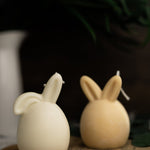 Easter Bunny Egg Candle, Floppy Ears, Easter bunny candle, Easter egg candle, Easter bunny decor, Handmade Candle, Egg Hunting